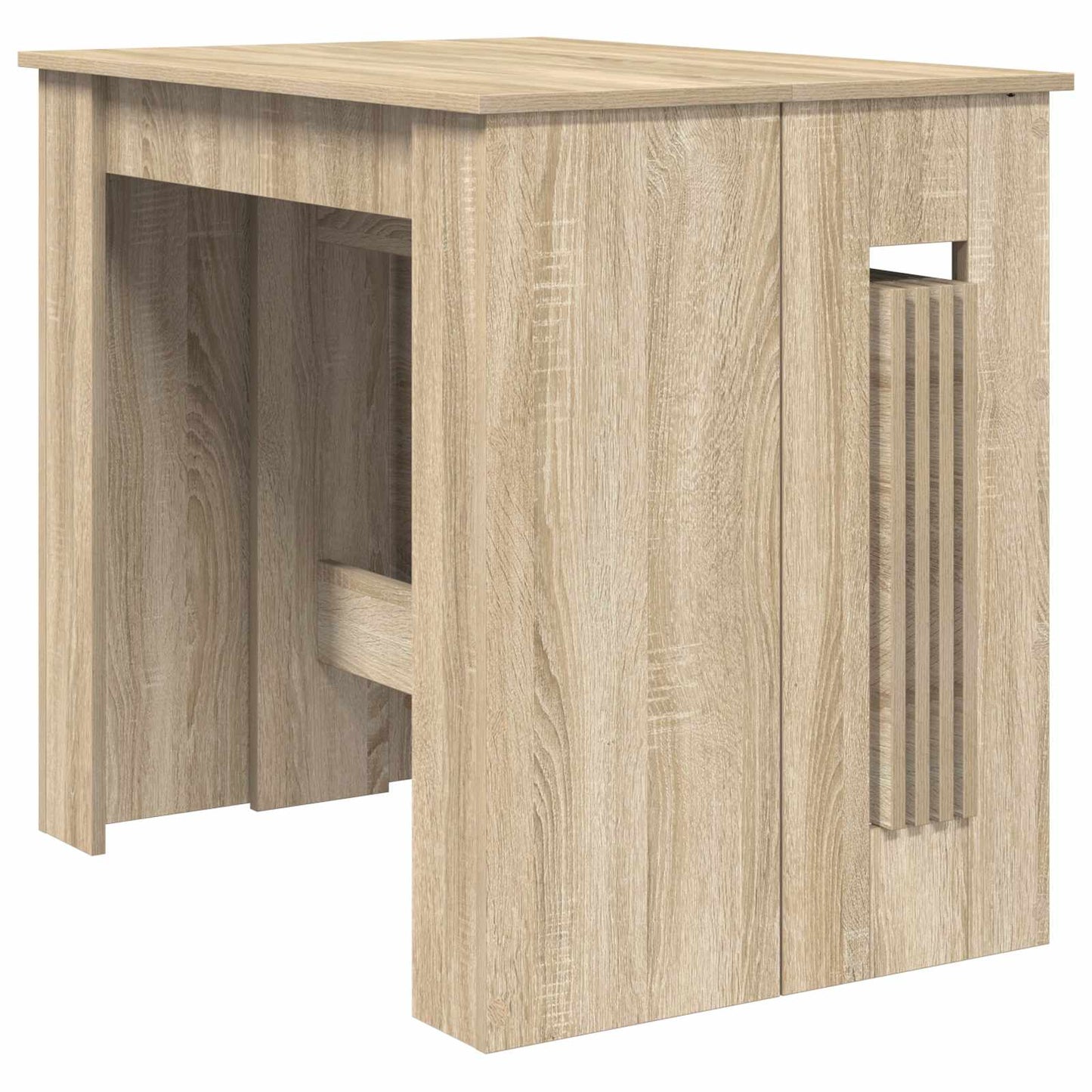 vidaXL Τραπέζι φαγητού 240 x 85 x 75 εκ Επεξεργασμένο Ξύλο Sonoma Δρυς