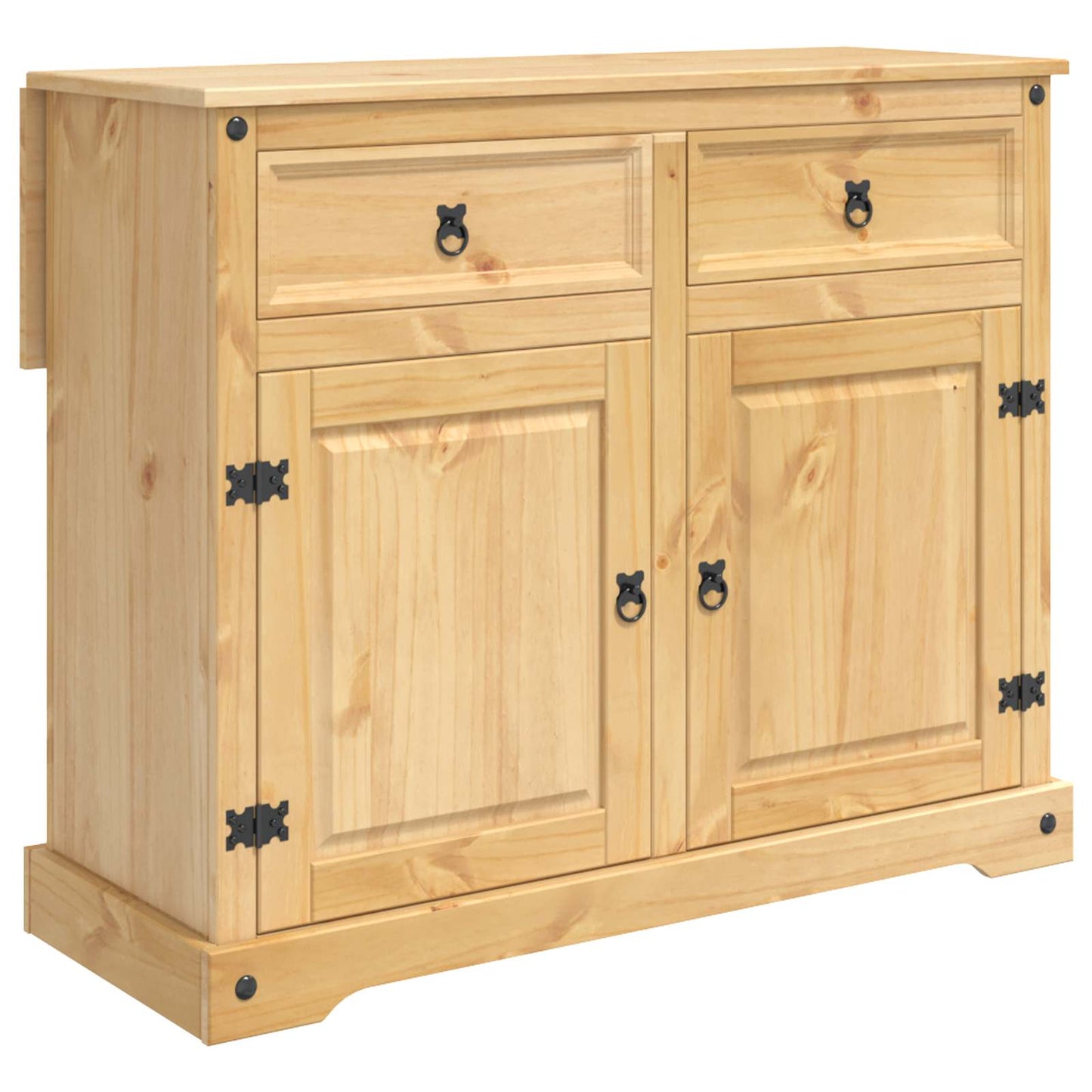 vidaXL Καρότσι Κουζίνας 2 pcs Κερί Μέλι 112 x 70 x 91,5 εκ Μασίφ Πεύκο