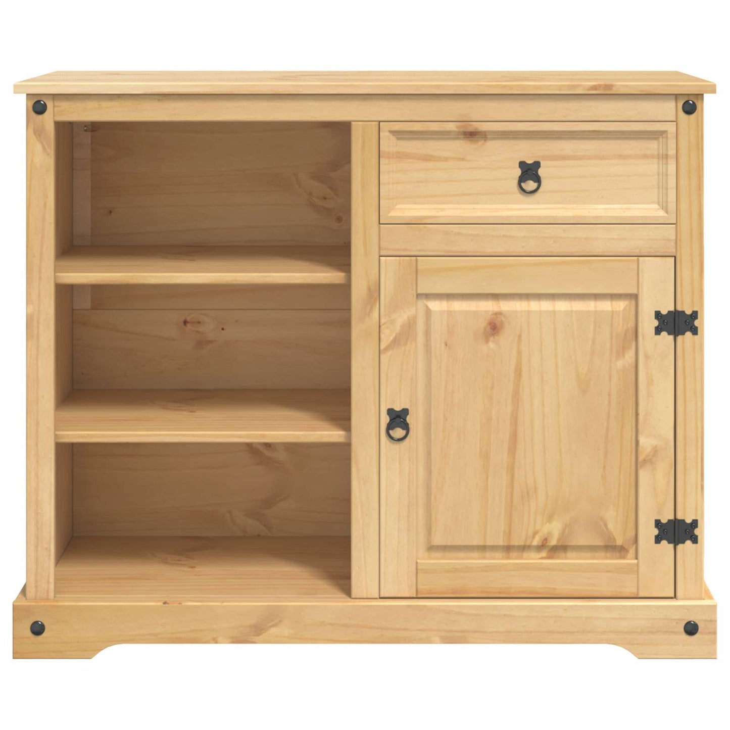 vidaXL Καρότσι Κουζίνας 2 pcs Κερί Μέλι 112 x 70 x 91,5 εκ Μασίφ Πεύκο