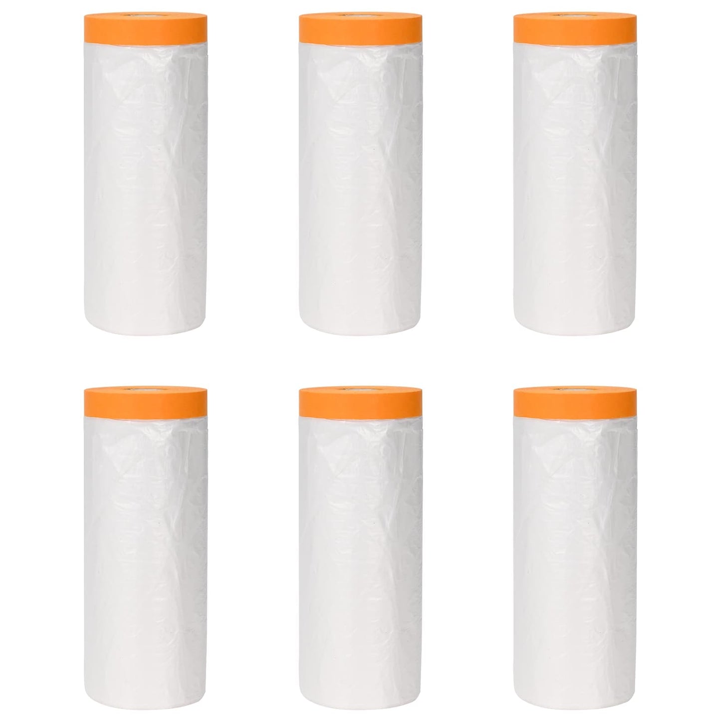 vidaXL Φύλλο σκόνης με κολλητική ταινία 6 pcs Διαφανές 240 x 2000 εκ.