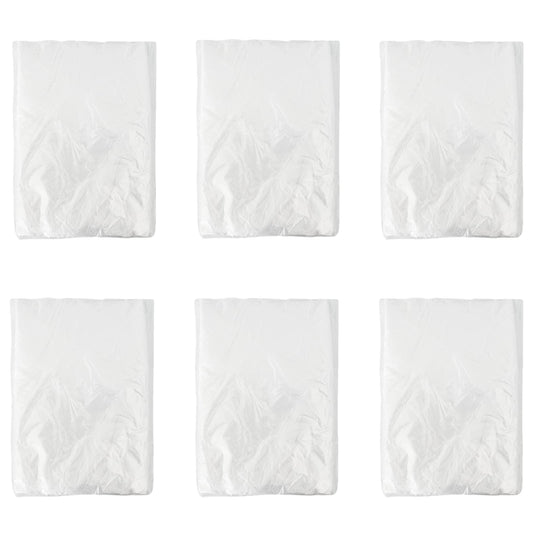 vidaXL Φύλλο σκόνης 6 pcs Διαφανές 400 x 500 cm HDPE