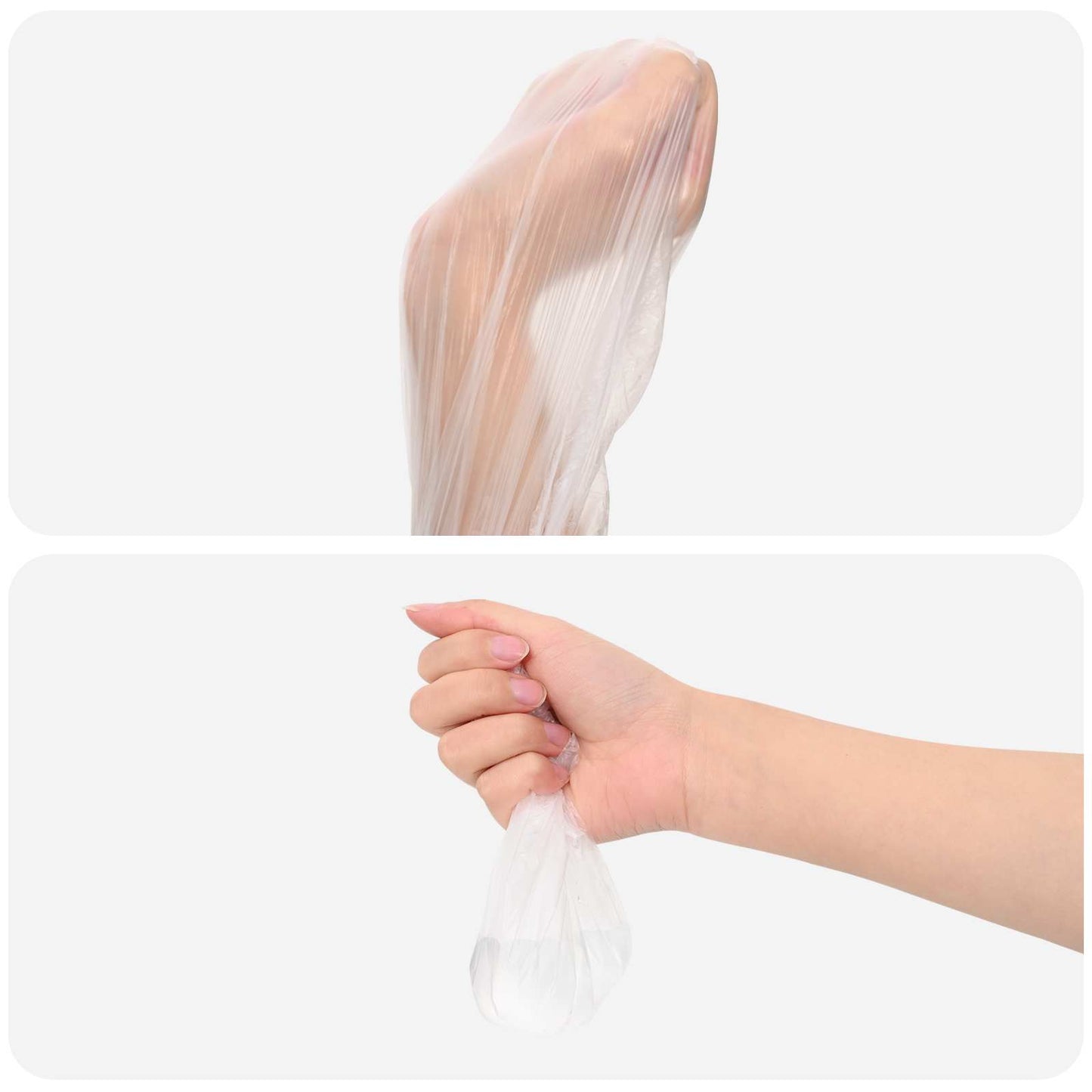 vidaXL Φύλλο σκόνης 6 pcs Διαφανές 400 x 500 cm HDPE