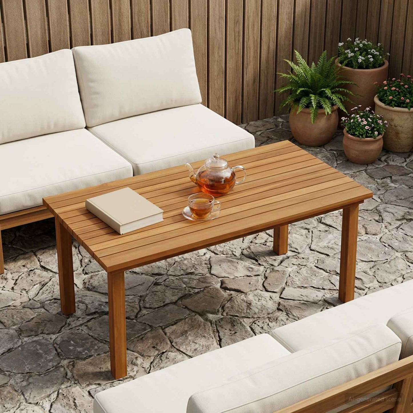 vidaXL Καπάκι τραπεζιού 90 x 45 x 3,5 εκ. Ορθογώνιος Στερεό Ξύλο Τίκ