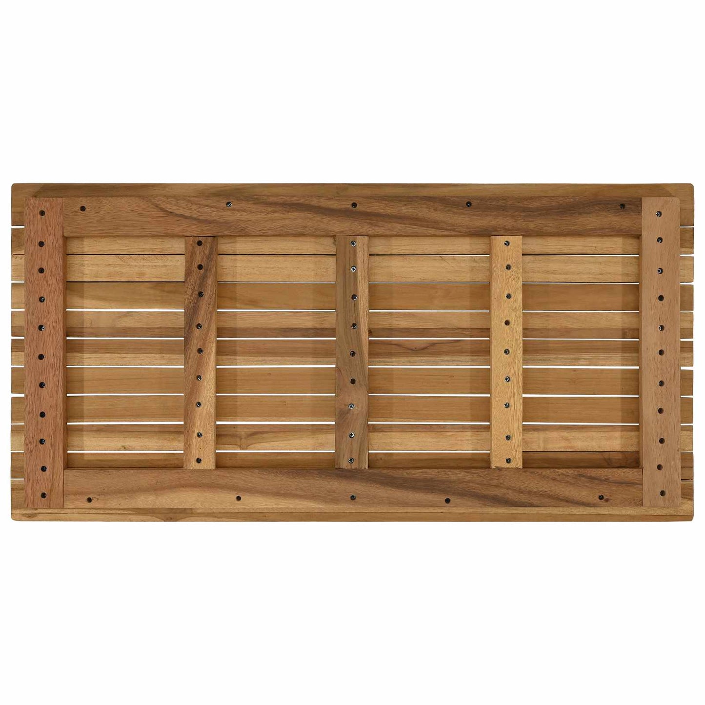 vidaXL Καπάκι τραπεζιού 90 x 45 x 3,5 εκ. Ορθογώνιος Στερεό Ξύλο Τίκ
