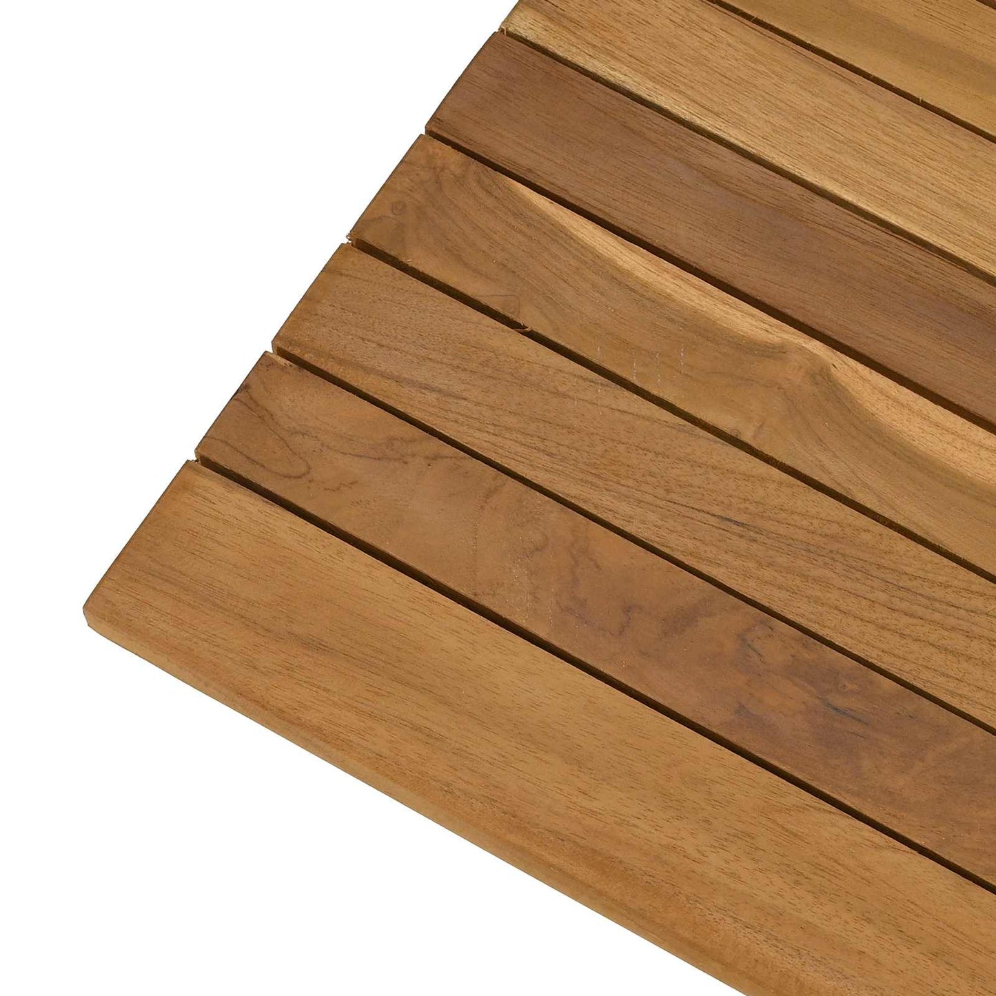 vidaXL Καπάκι τραπεζιού 110 x 55 x 3,5 εκ. Ορθογώνιος Στερεό Ξύλο Τίκ