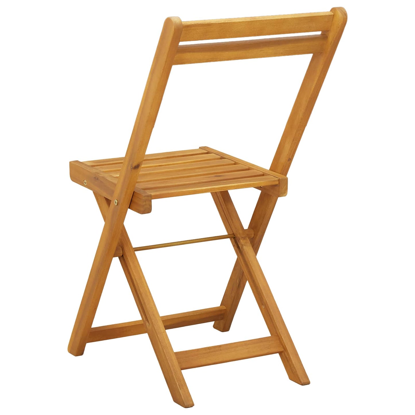 vidaXL Φορητές καρέκλες κήπου 6 pcs Φυσικό 40 x 53 x 80 εκ