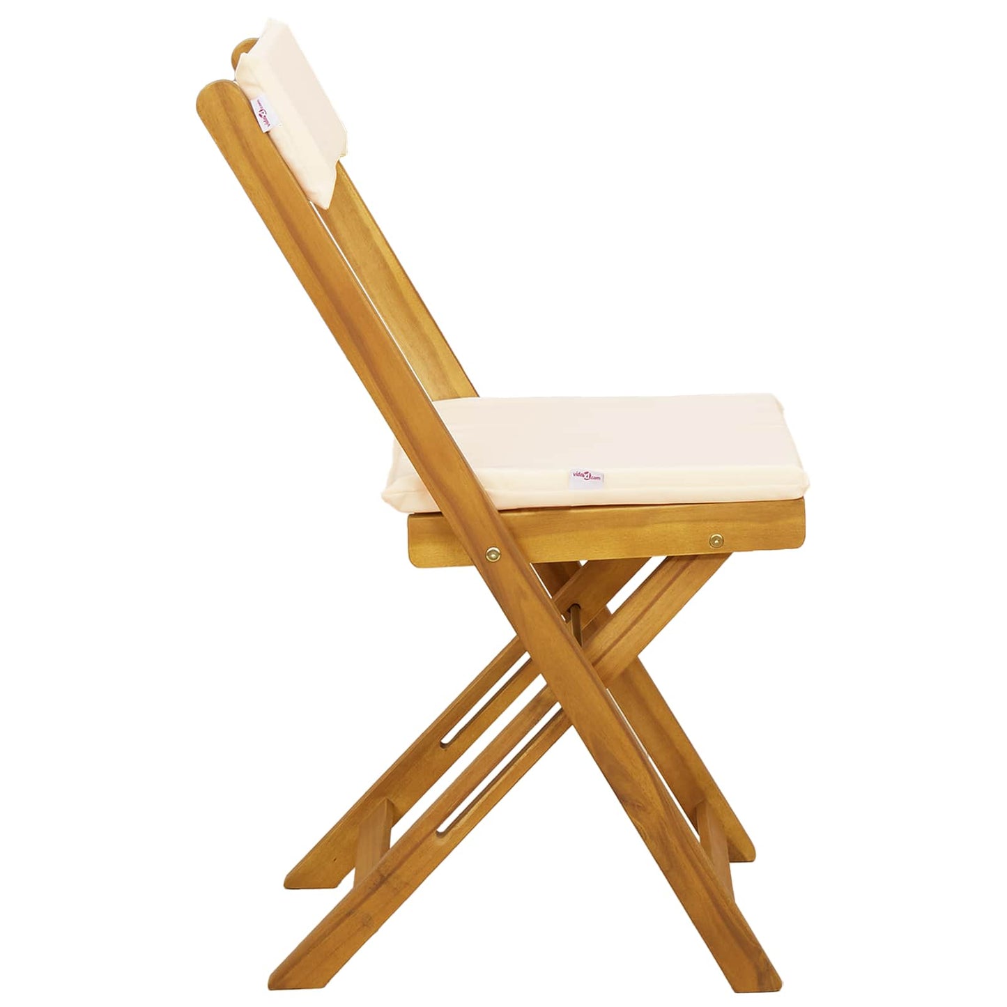 vidaXL Καρέκλες εξωτερικής βεράντας 8 pcs Λευκό κρεμ 40 x 53 x 80 εκ