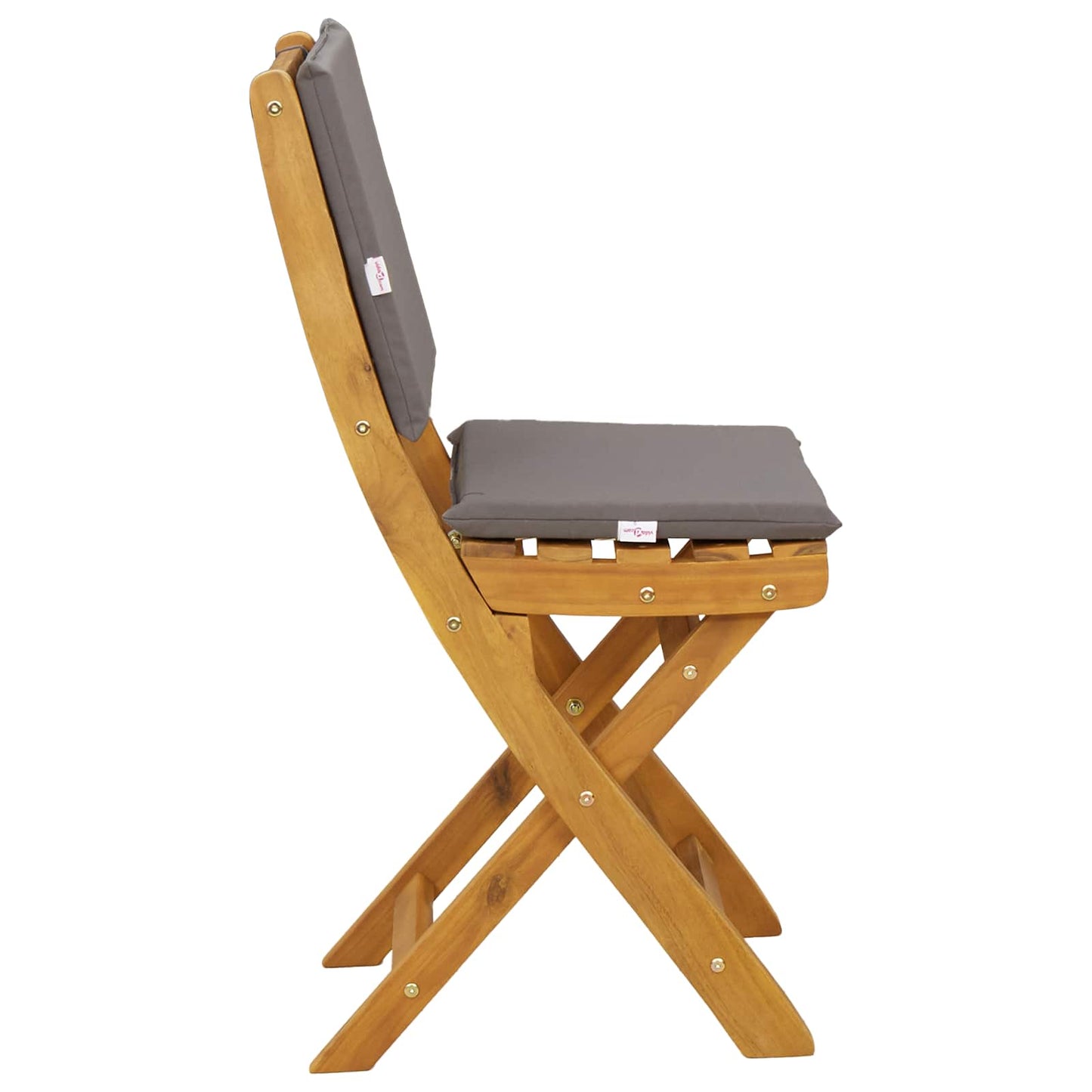 vidaXL Καρέκλες εξωτερικής βεράντας 8 pcs Σκούρο Γκρι 38 x 46 x 85 εκ.