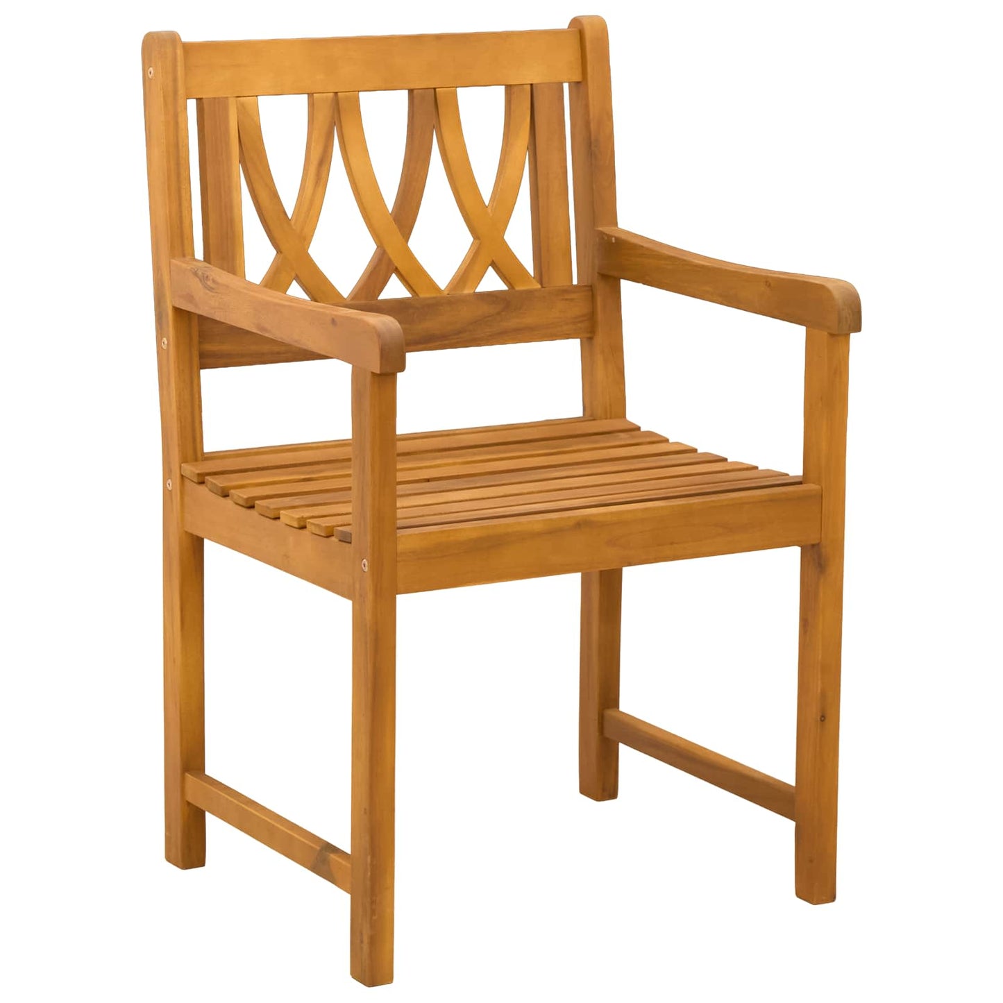 vidaXL Εξωτερικός πάγκος 8 pcs Φυσικό 56 x 55,5 x 90 εκ.