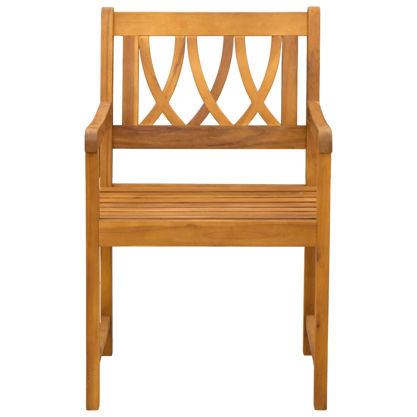 vidaXL Εξωτερικός πάγκος 8 pcs Φυσικό 56 x 55,5 x 90 εκ.
