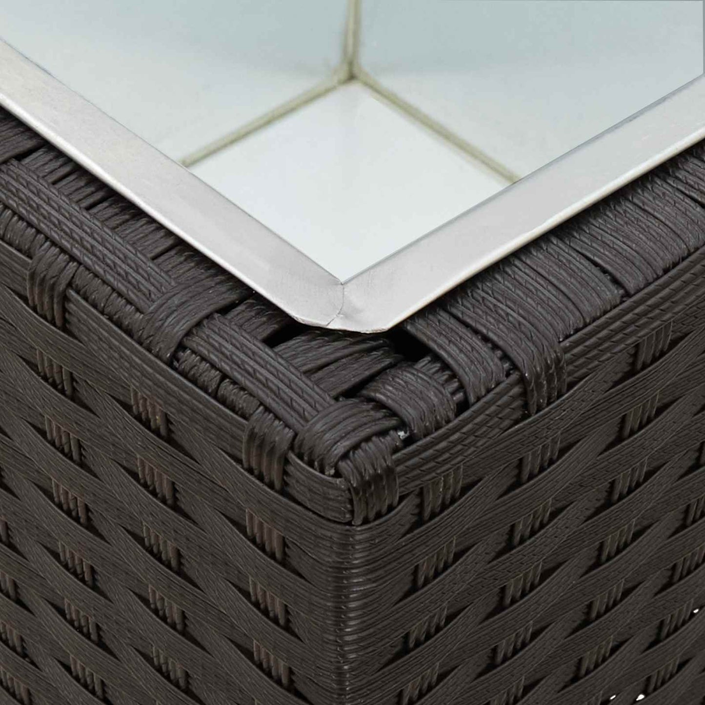 vidaXL Σετ Υπαίθριας Χρήσης 3 pcs Μαύρο Μέταλλο