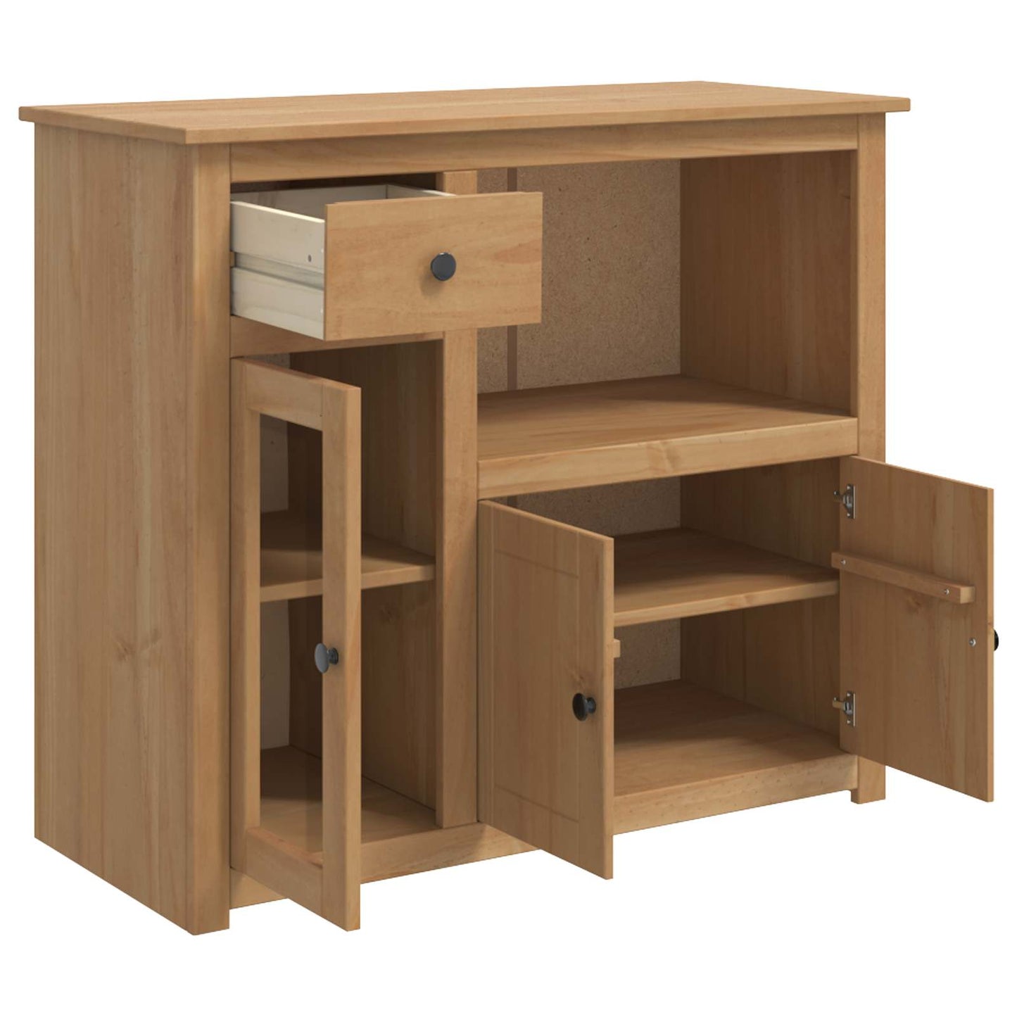 VidaXL Μικροκύματα Κονσόλα PANAMA Κερί Μέλι 99.5 x 44 x 86.5 εκ.