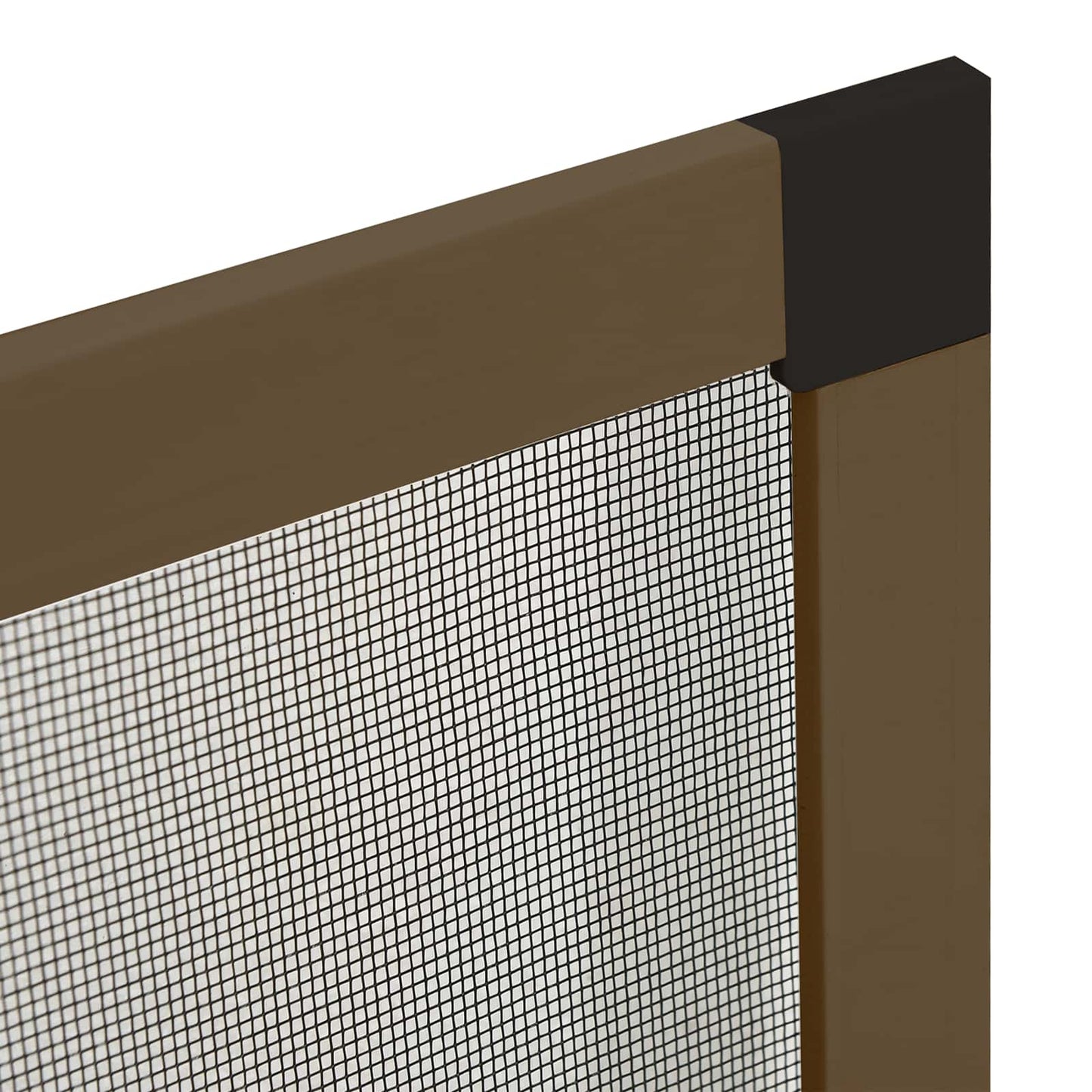 vidaXL Σκηνίδα Εντόμων Για Παράθυρα Καφέ 120 x 140 cm