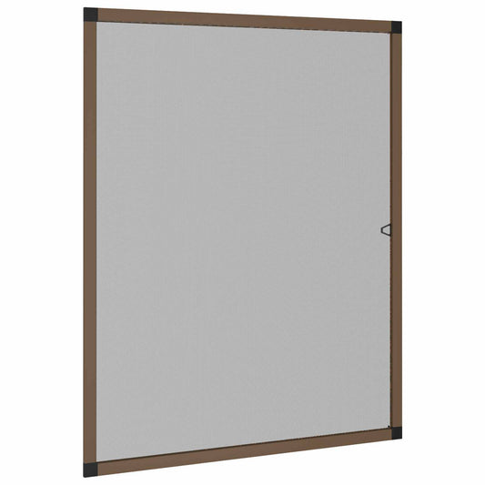 vidaXL Σκηνίδα Εντόμων Για Παράθυρα Καφέ 130 x 150 cm