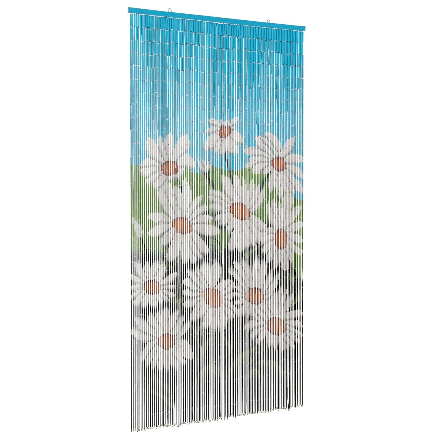vidaXL Κουρτίνα Πόρτας για Έντομα πολύχρωμο 200 x 100 cm Μπαμπού