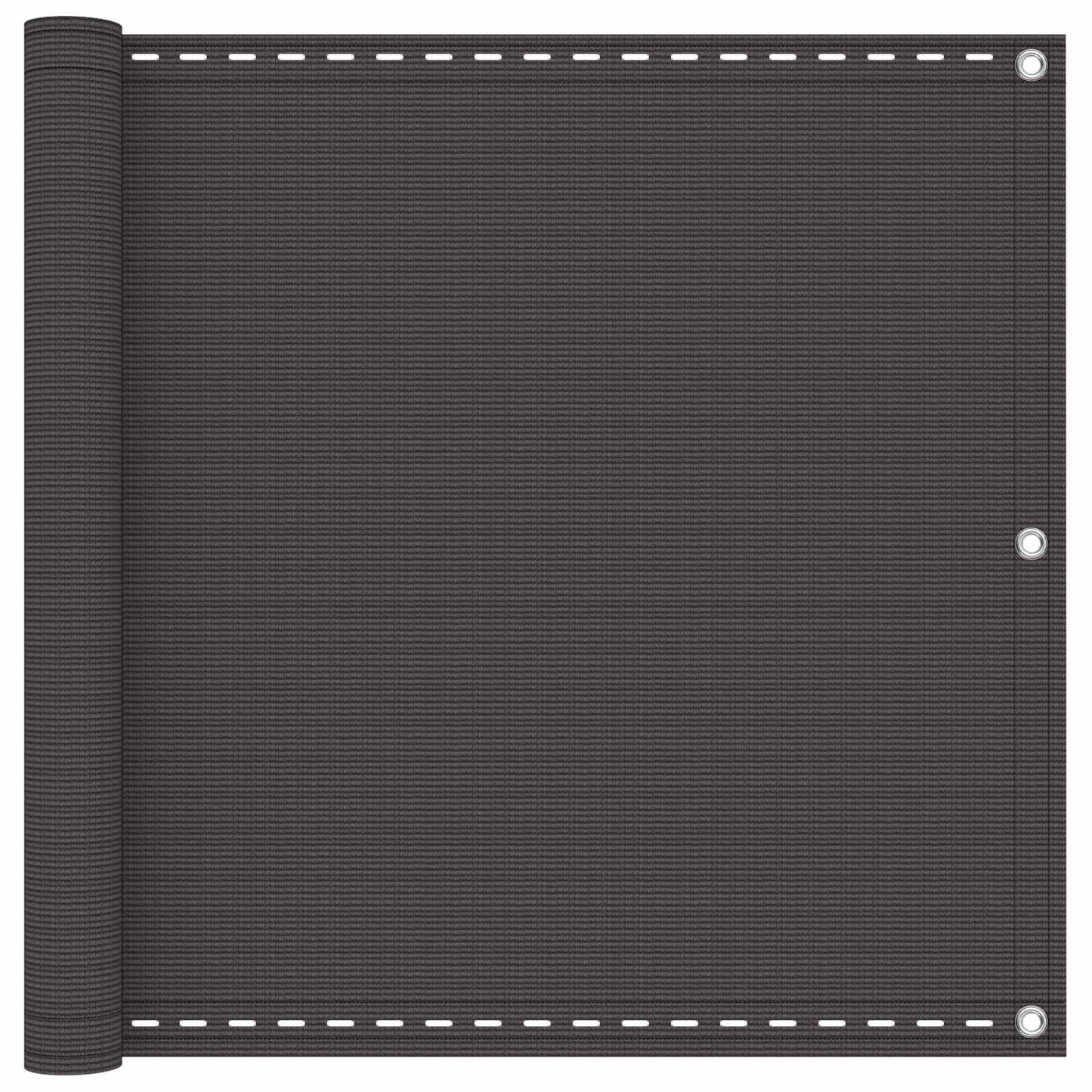 vidaXL Οθόνη Μπαλκονιού Ορθογώνιος 75 x 1000 cm HDPE και Αλουμίνιο