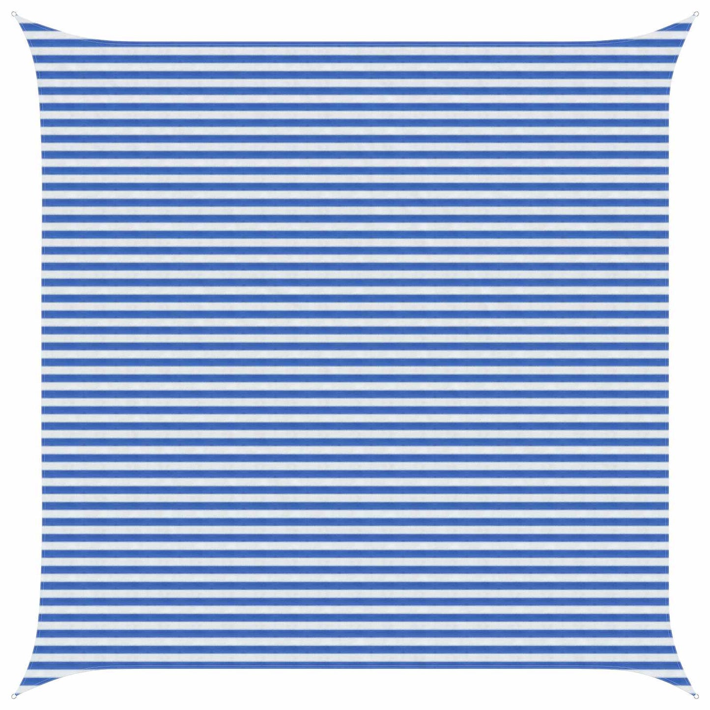 vidaXL Ικανότητα Σκίασης Μπλε και άσπρο 5 x 5 m HDPE