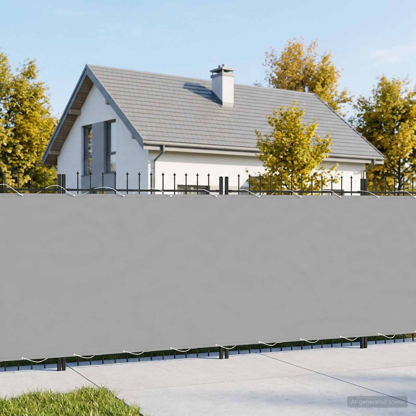 vidaXL Αδιάφανο σκίαστρο μπαλκονιού 150 x 600 cm