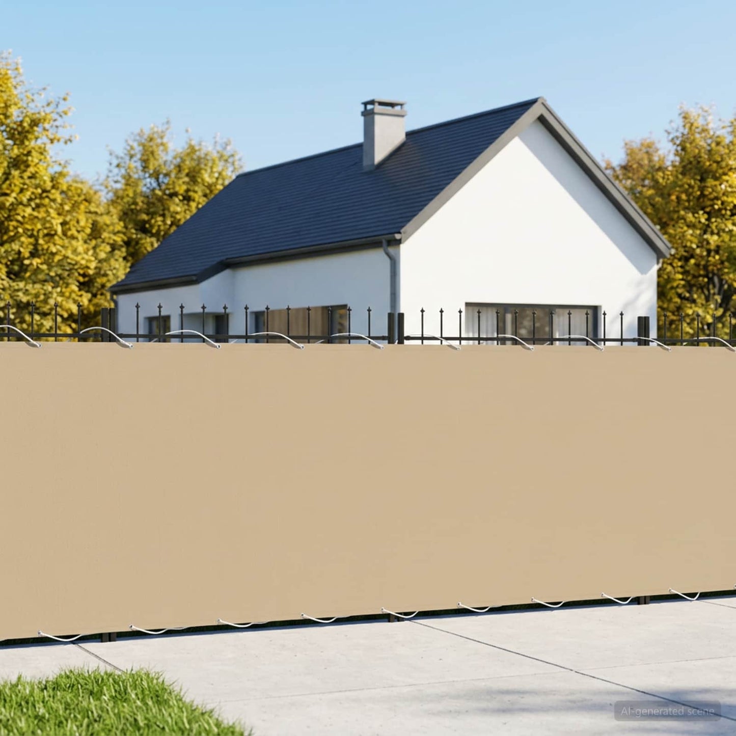 vidaXL Αδιάφανο σκίαστρο μπαλκονιού 150 x 700 cm