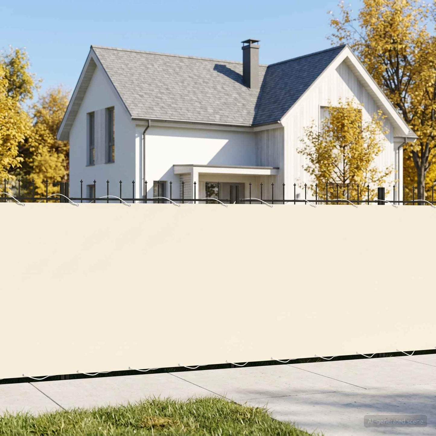 vidaXL Αδιάφανο σκίαστρο μπαλκονιού 150 x 800 cm