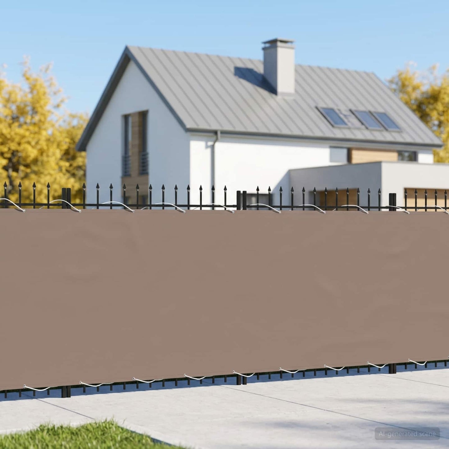 vidaXL Αδιάφανο σκίαστρο μπαλκονιού 200 x 600 cm
