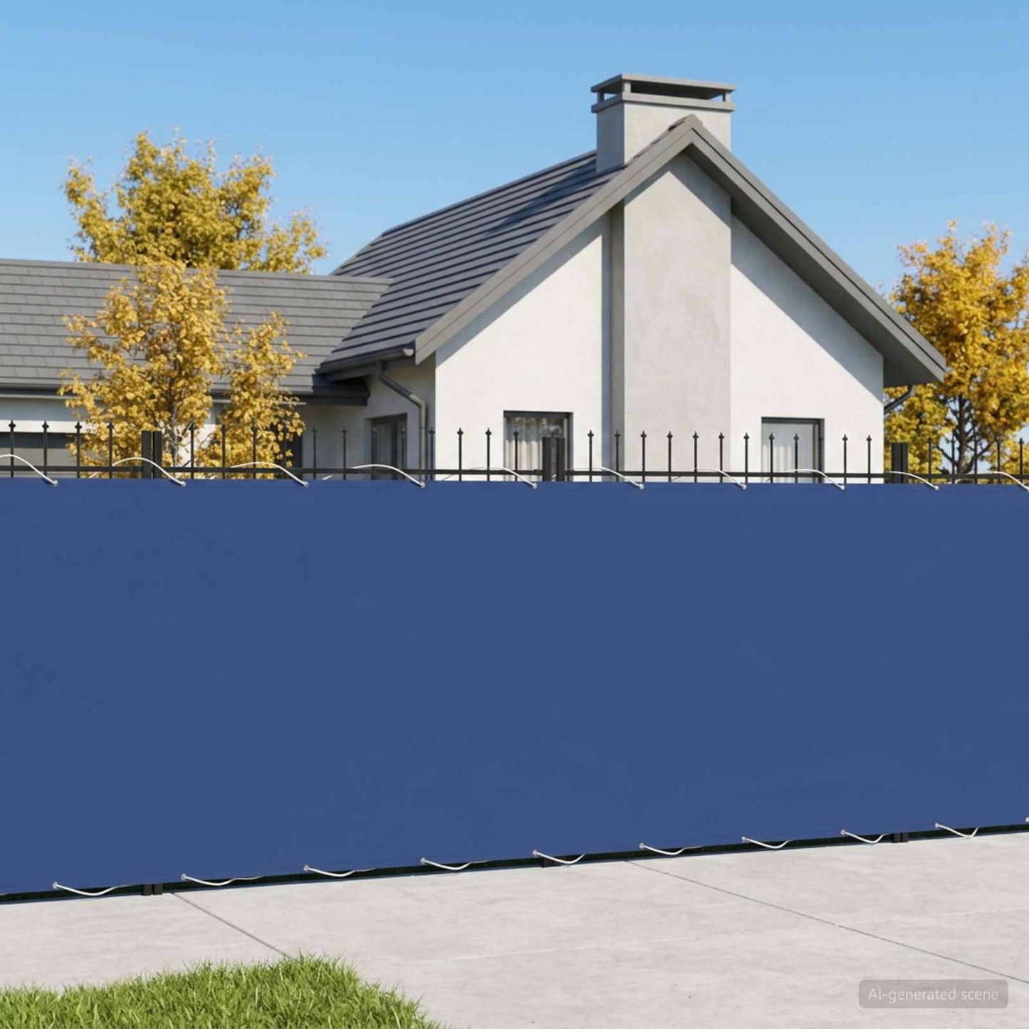 vidaXL Αδιάφανο σκίαστρο μπαλκονιού 150 x 300 cm