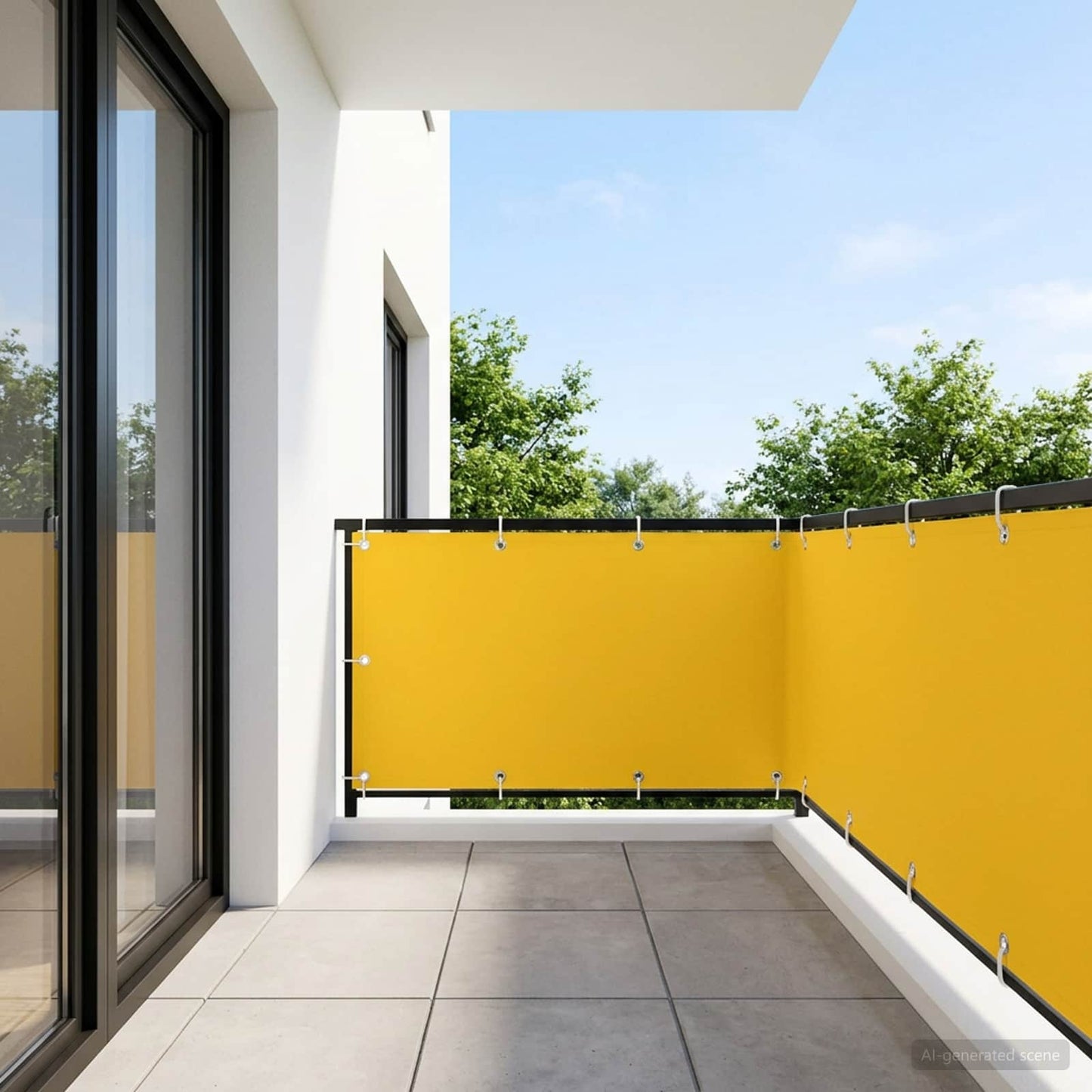 vidaXL Αδιάφανο σκίαστρο μπαλκονιού 150 x 300 cm