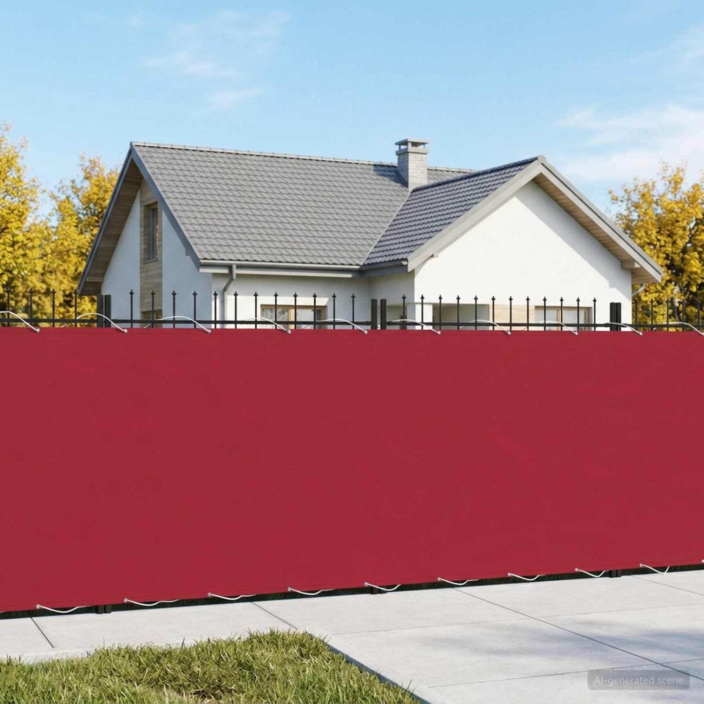 vidaXL Αδιάφανο σκίαστρο μπαλκονιού 150 x 400 cm
