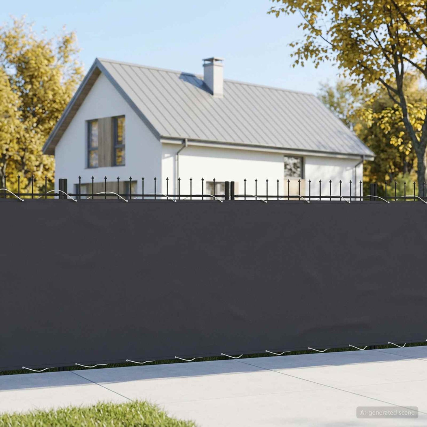 vidaXL Αδιάφανο σκίαστρο μπαλκονιού 150 x 1000 cm