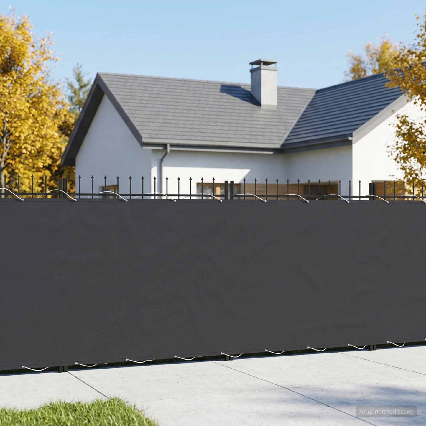 vidaXL Αδιάφανο σκίαστρο μπαλκονιού 200 x 300 cm