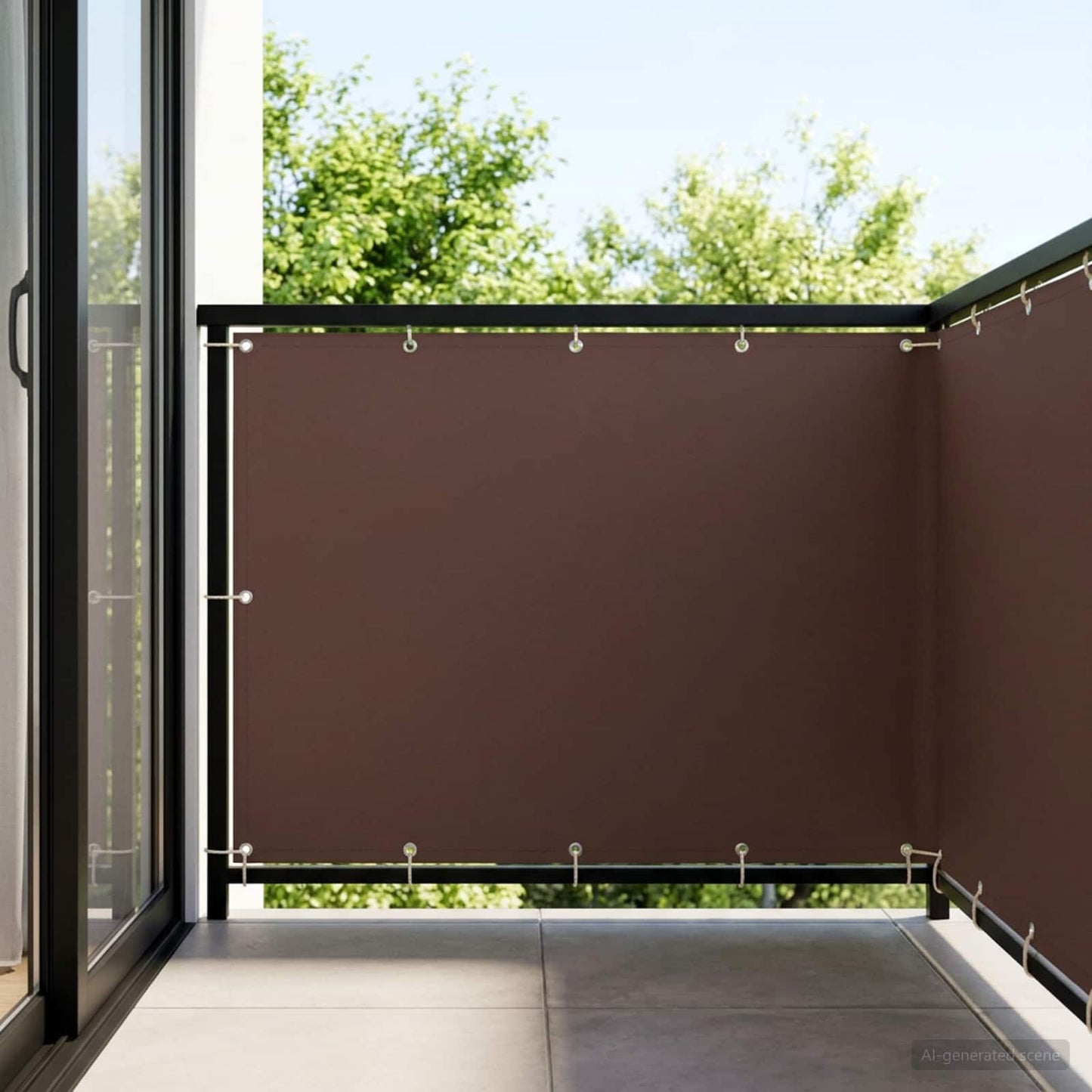 vidaXL Αδιάφανο σκίαστρο μπαλκονιού 150 x 600 cm