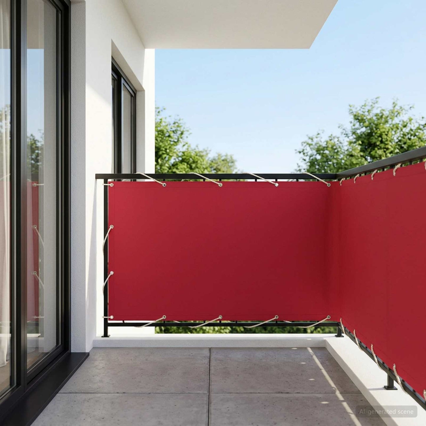 vidaXL Αδιάφανο σκίαστρο μπαλκονιού 150 x 300 cm