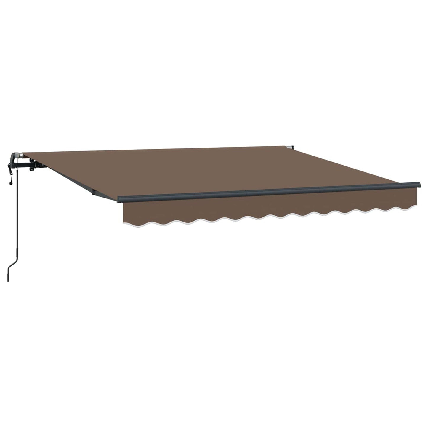 vidaXL Αναδιπλούμενη τέντα Taupe 400 x 300 εκ Ύφασμα και αλουμίνιο
