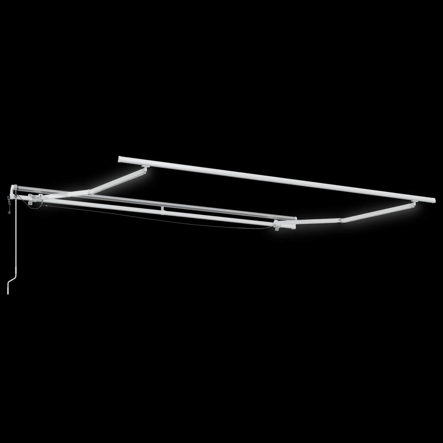 vidaXL Αναδιπλούμενη τέντα Taupe 400 x 350 εκ Πολυεστέρας