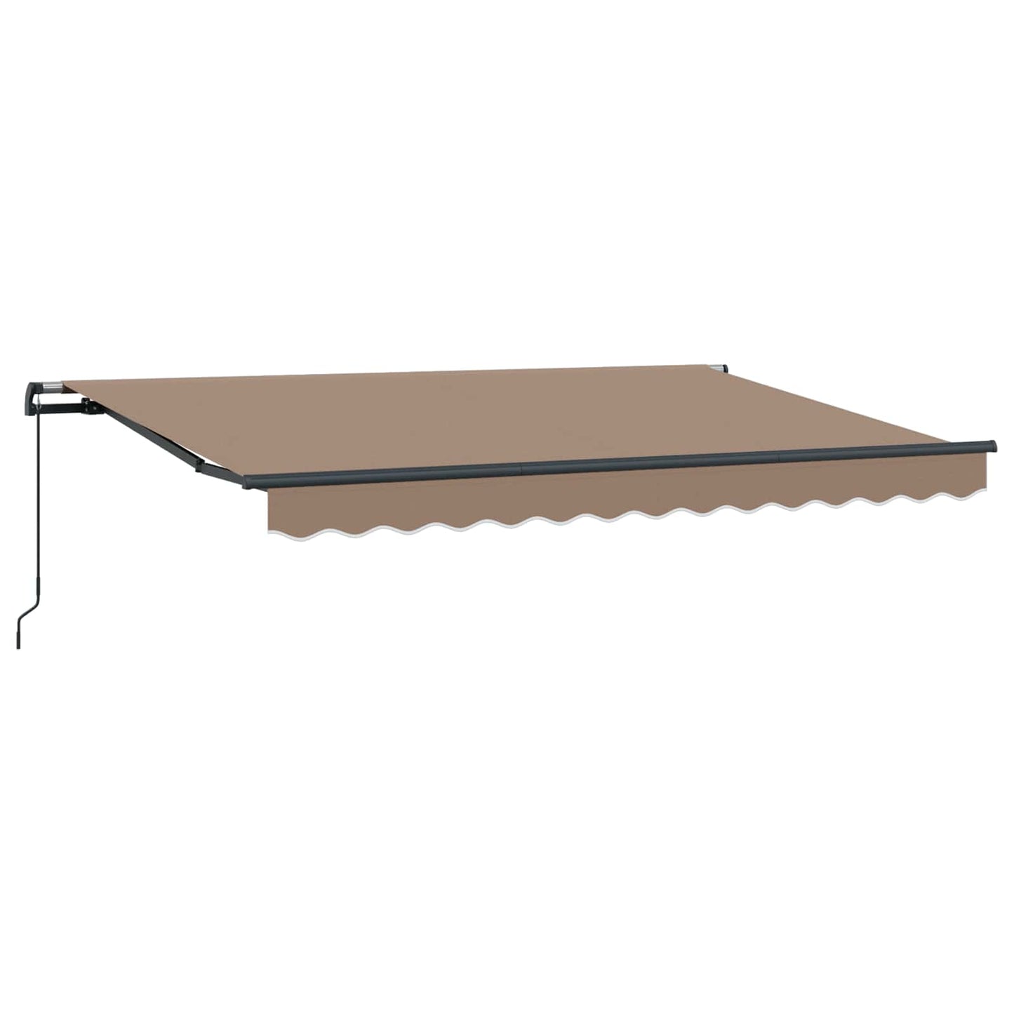 vidaXL Αναδιπλούμενη τέντα Taupe 400 x 350 εκ
