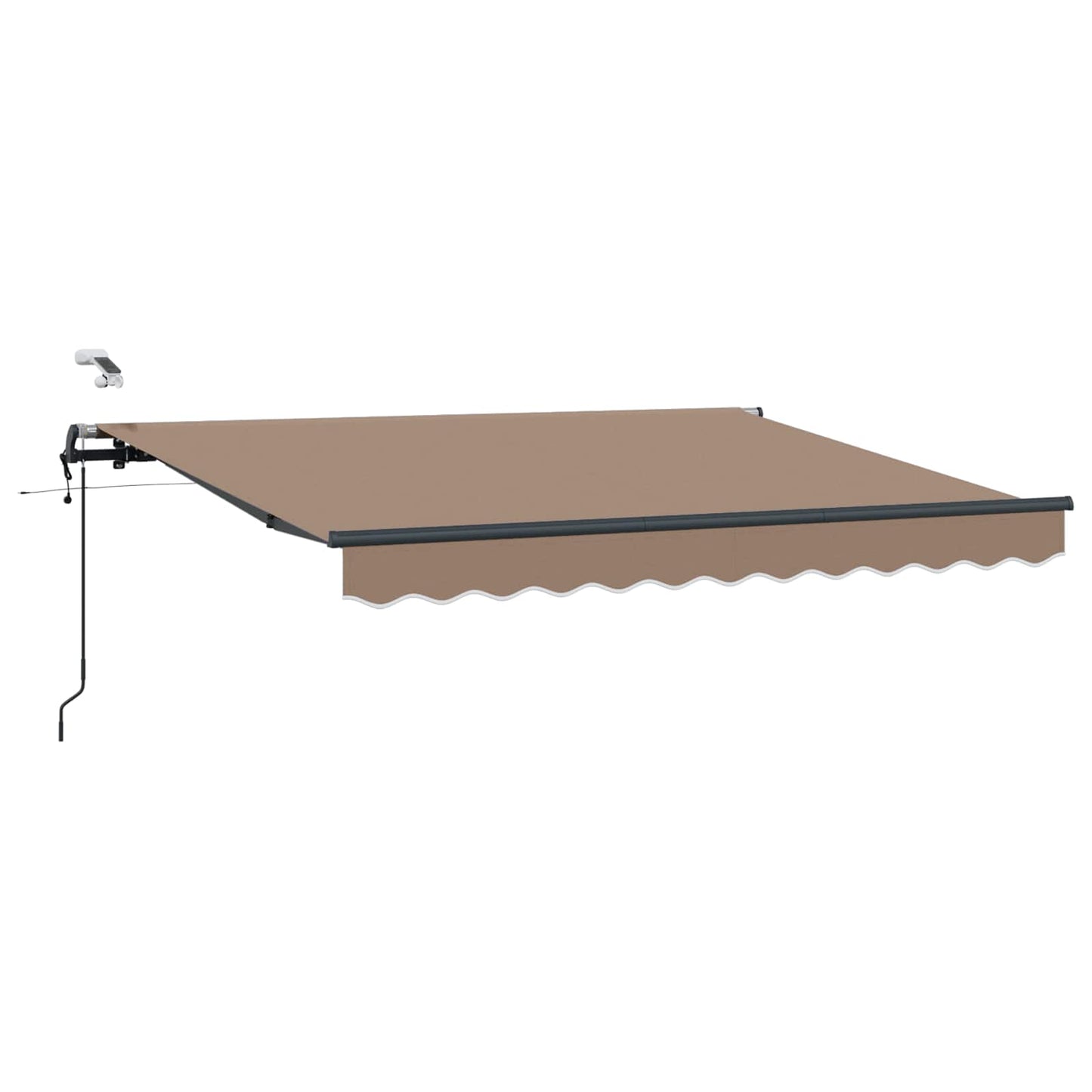 vidaXL Αναδιπλούμενη τέντα Taupe 450 x 300 εκ Πολυεστέρας