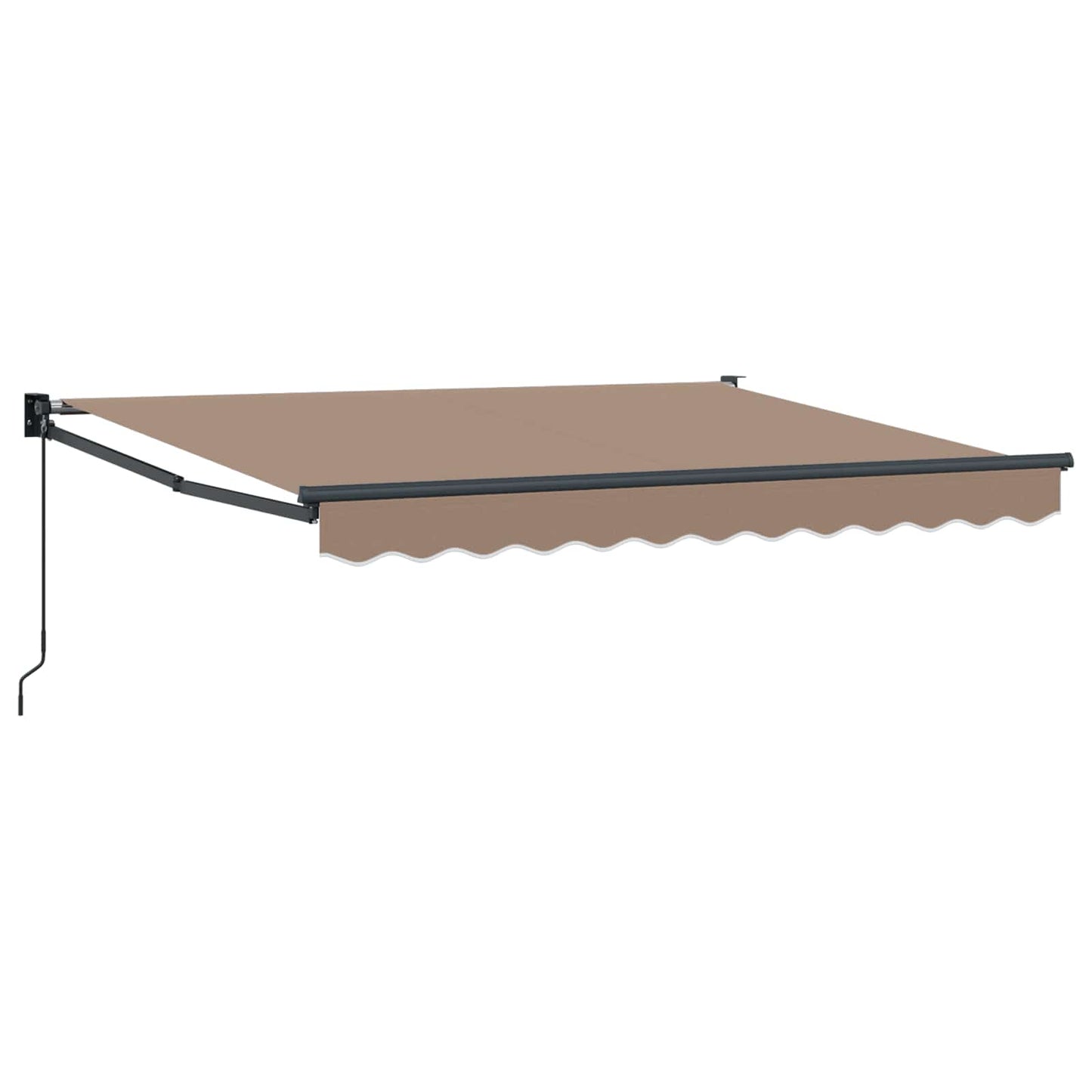vidaXL Αναδιπλούμενη τέντα Taupe 4,5 x 3 μ