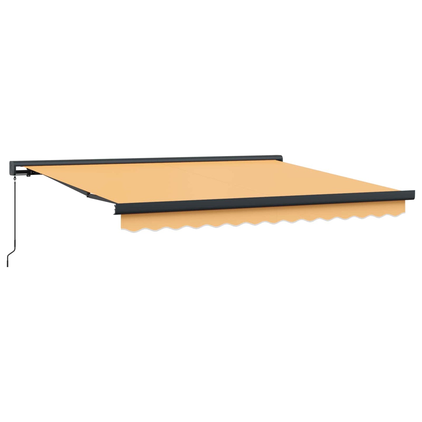 vidaXL Αναδιπλούμενη τέντα Άμμος 450 x 300 εκ Καμβάς και Αλουμίνιο