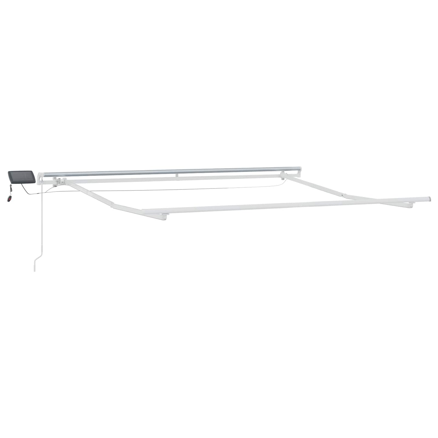 vidaXL Αναδιπλούμενη τέντα Taupe 450 x 350 εκ Ύφασμα και αλουμίνιο
