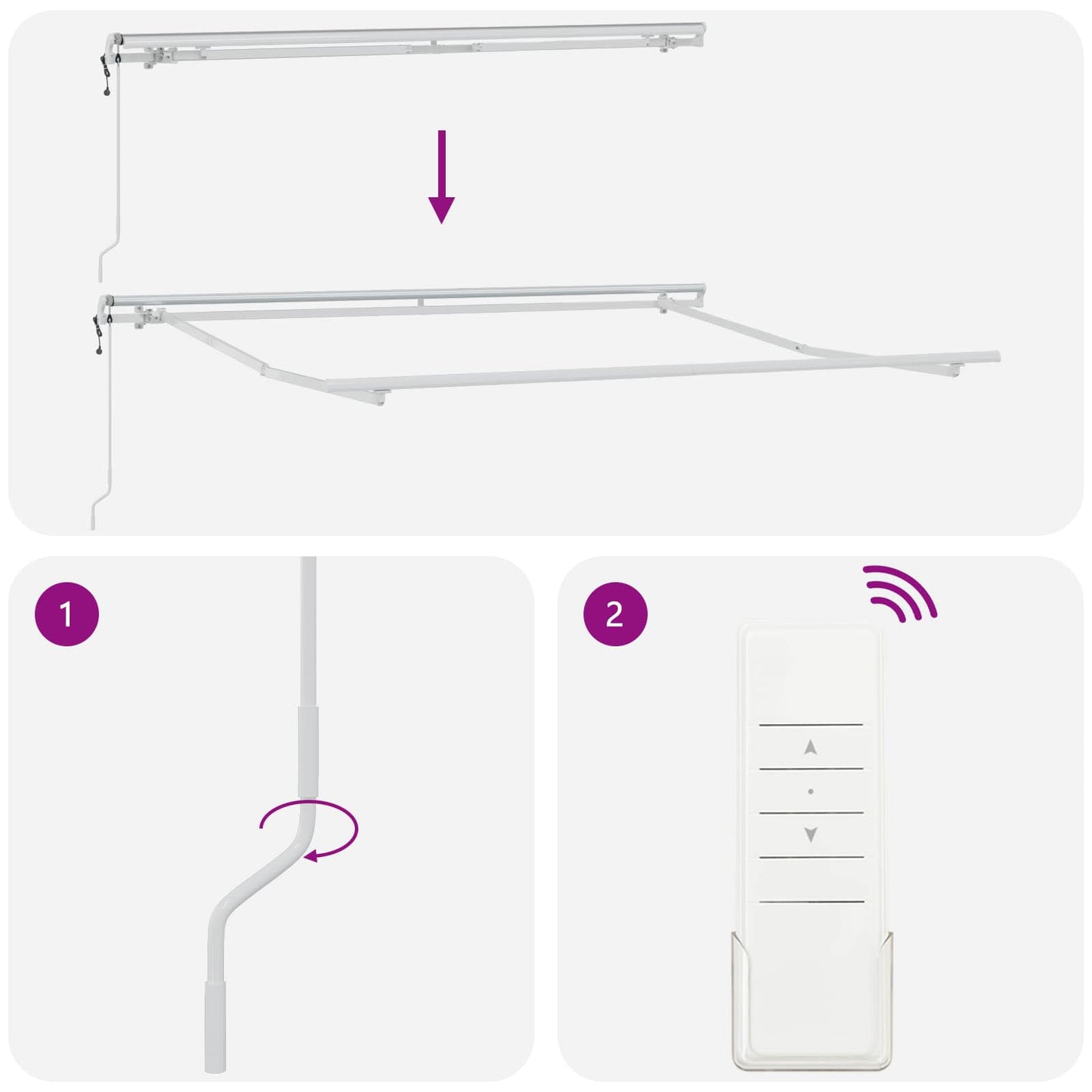 vidaXL Αναδιπλούμενη τέντα Taupe 500 x 350 εκ Ύφασμα και αλουμίνιο