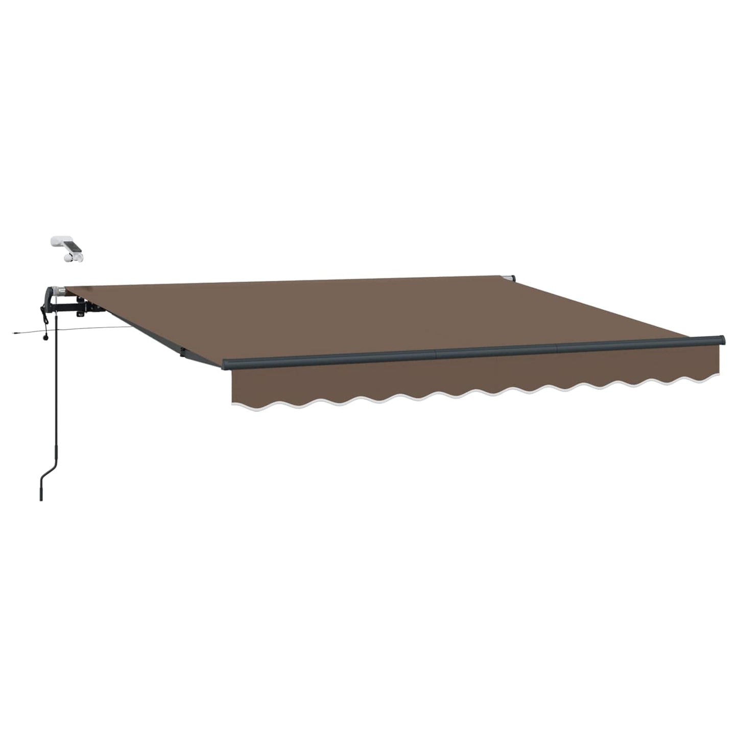 vidaXL Αναδιπλούμενη τέντα Taupe 500 x 350 εκ Πολυεστέρας