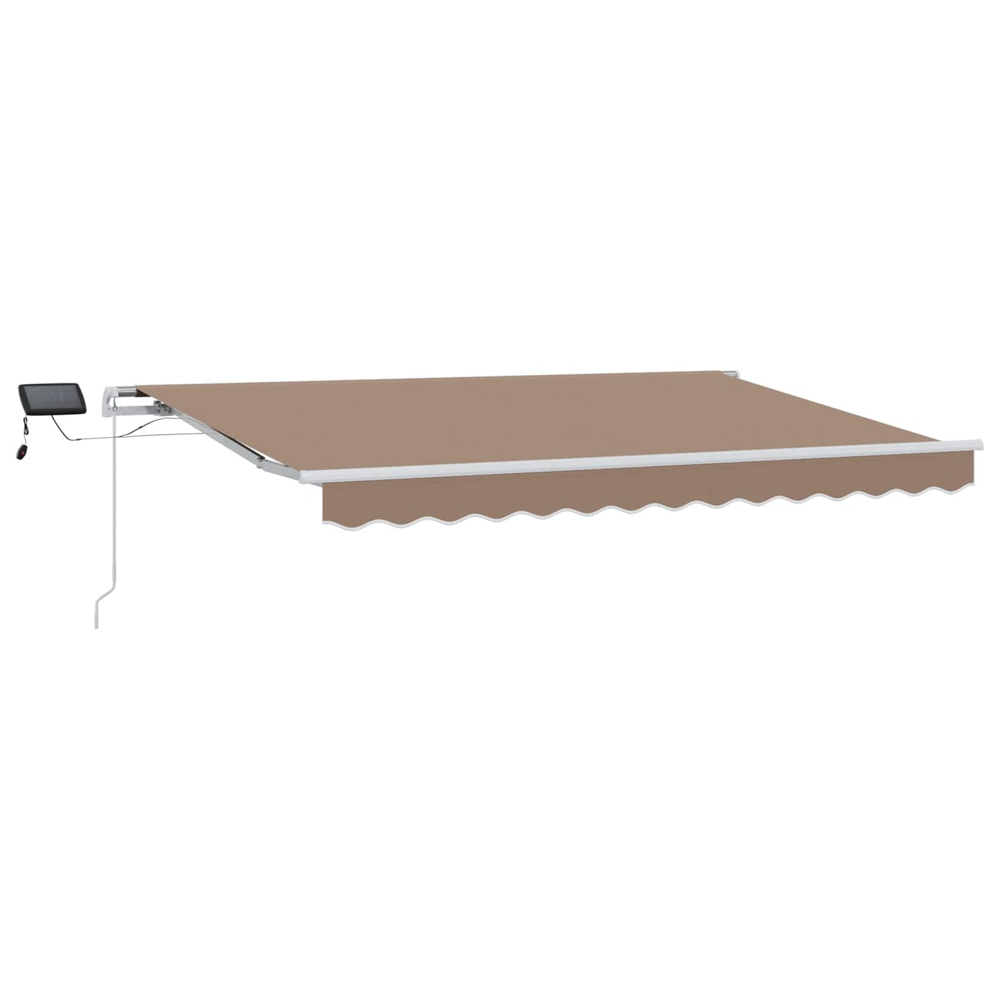 vidaXL Αναδιπλούμενη τέντα Taupe 600 x 300 εκ Ύφασμα και αλουμίνιο