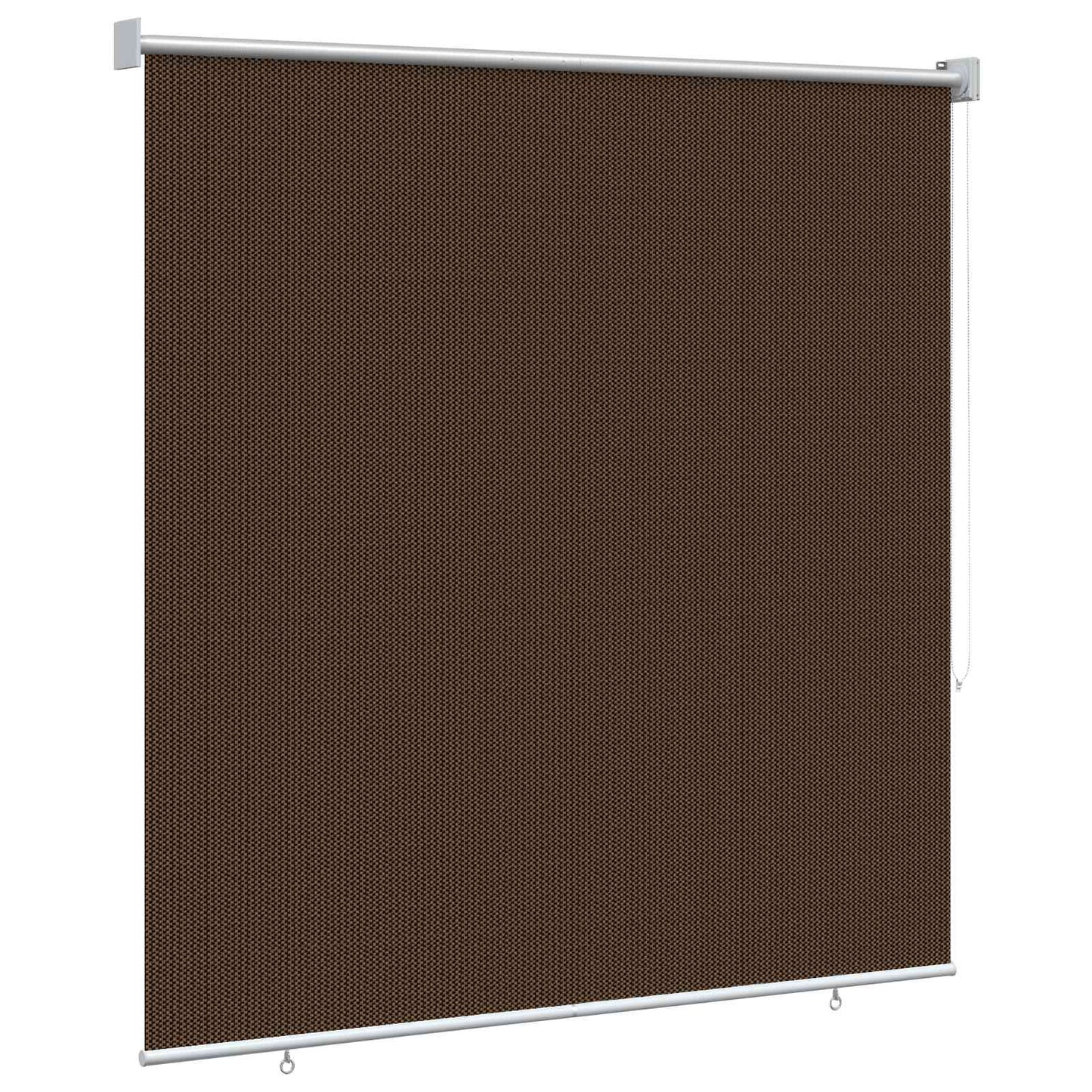 vidaXL Ρολό Εξωτερικού Χώρου 90% Φραγμός UV Καφέ 140 x 140 cm HDPE