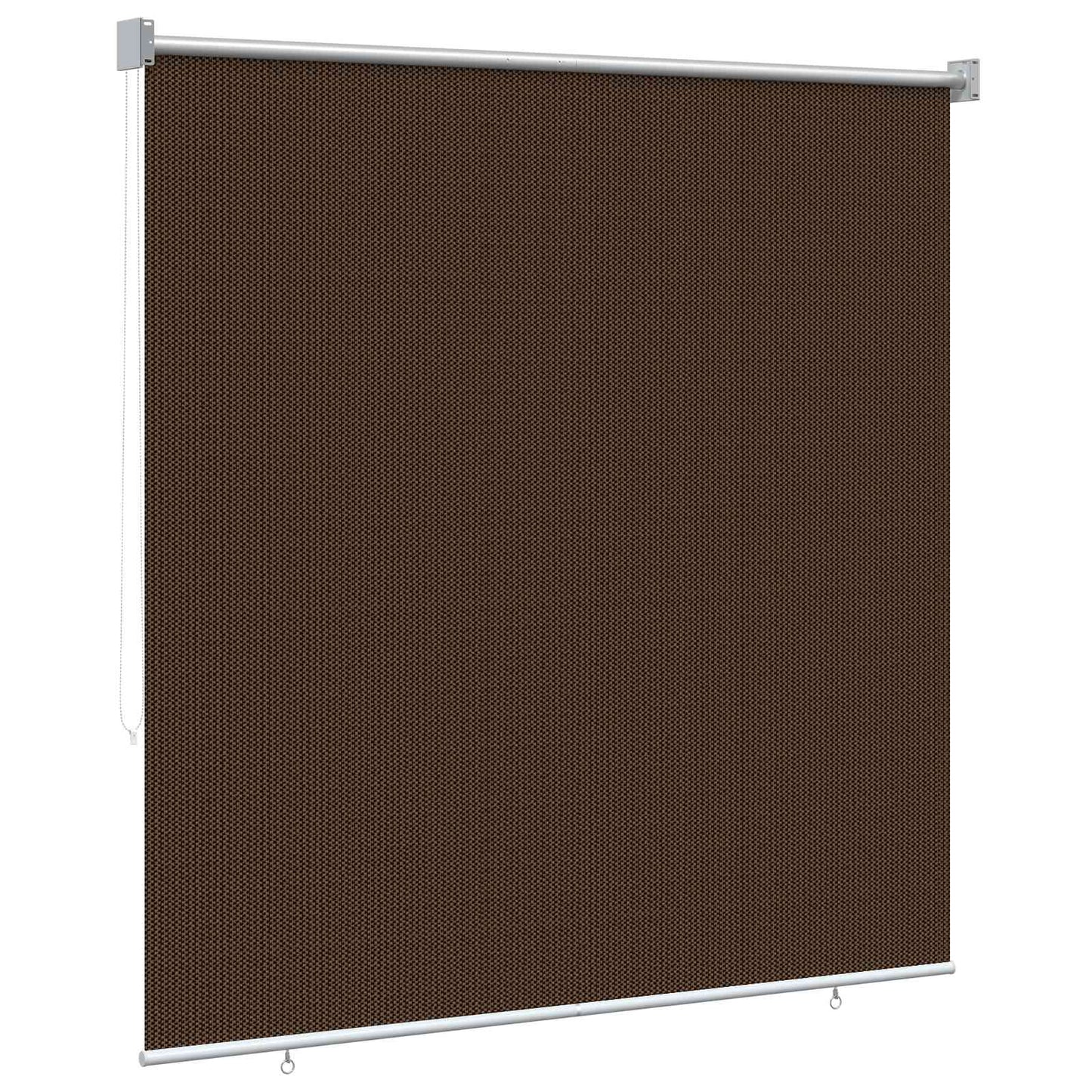 vidaXL Ρολό Εξωτερικού Χώρου 90% Φραγμός UV Καφέ 140 x 140 cm HDPE