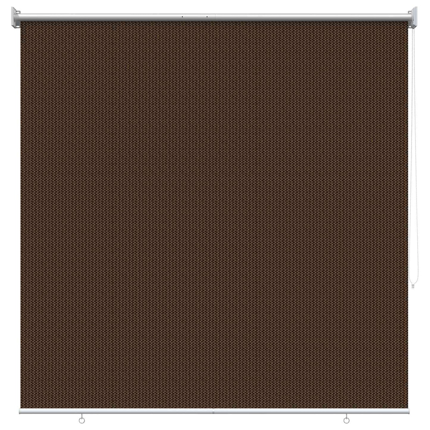 vidaXL Ρολό Εξωτερικού Χώρου 90% Φραγμός UV Καφέ 140 x 140 cm HDPE