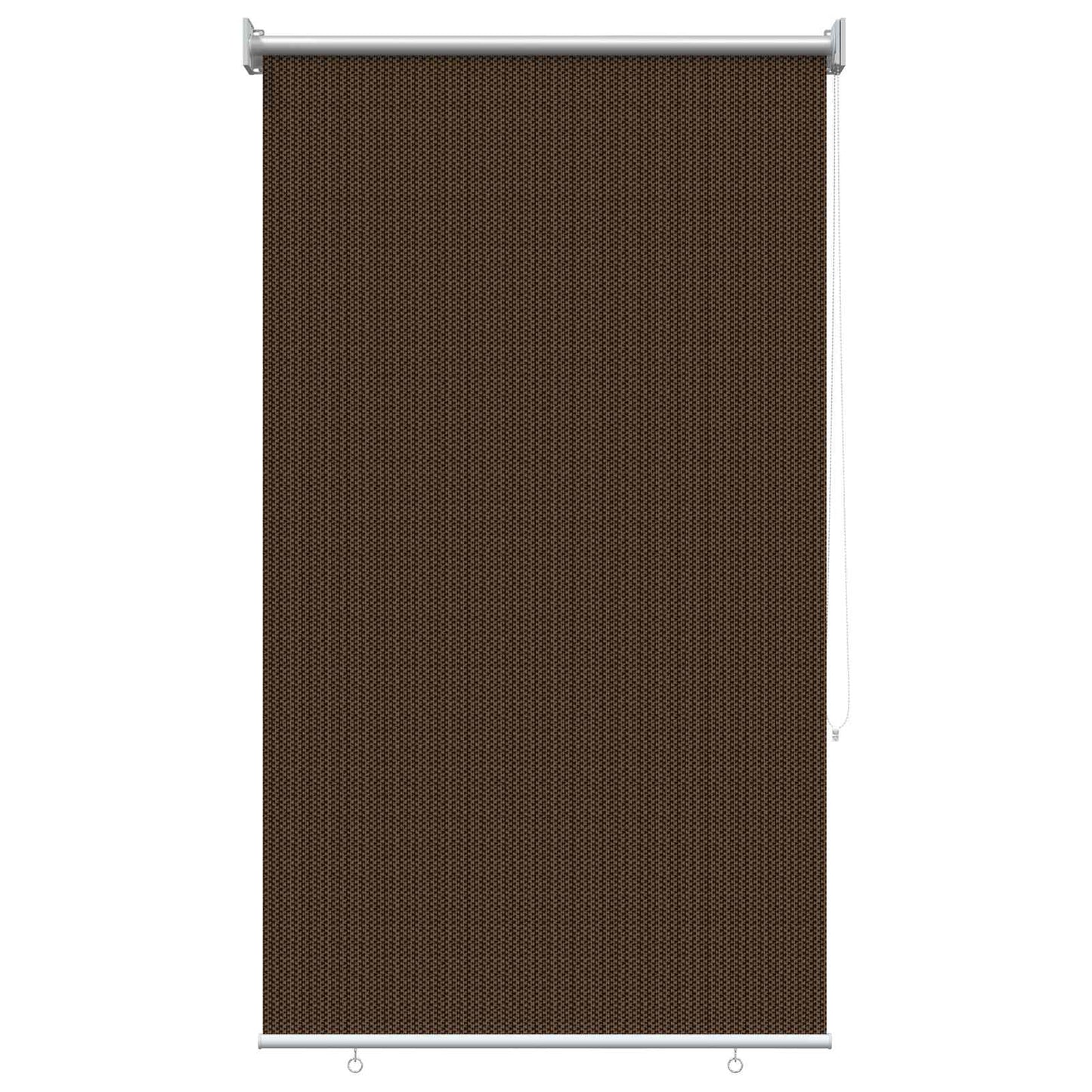 vidaXL Ρολό Εξωτερικού Χώρου 90% Φραγμός UV Καφέ 80 x 230 cm HDPE