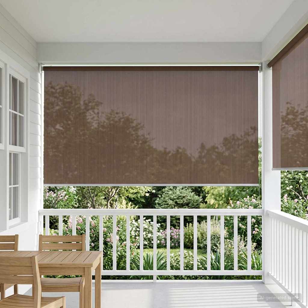 vidaXL Ρολό Εξωτερικού Χώρου 90% Φραγμός UV Taupe 180 x 140 cm HDPE
