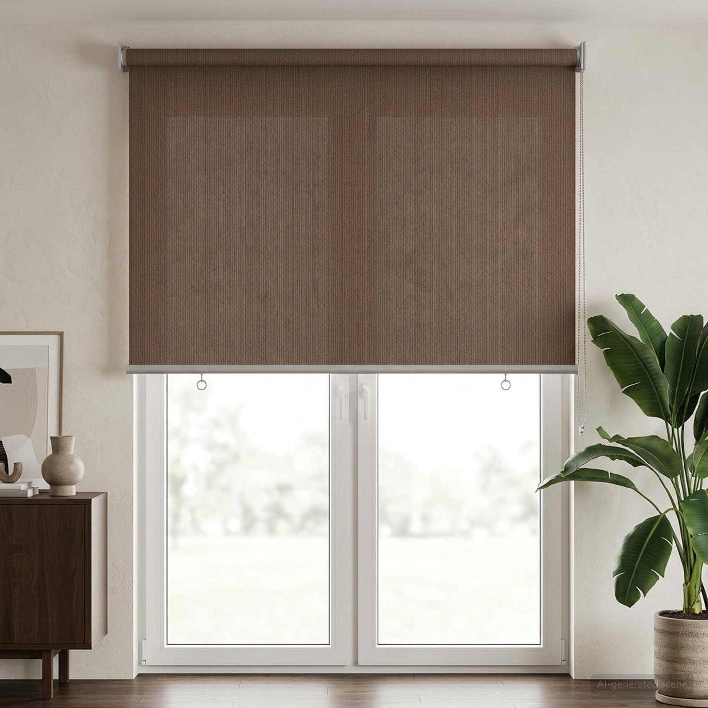 vidaXL Ρολό Εξωτερικού Χώρου 90% Φραγμός UV Taupe 60 x 230 cm HDPE
