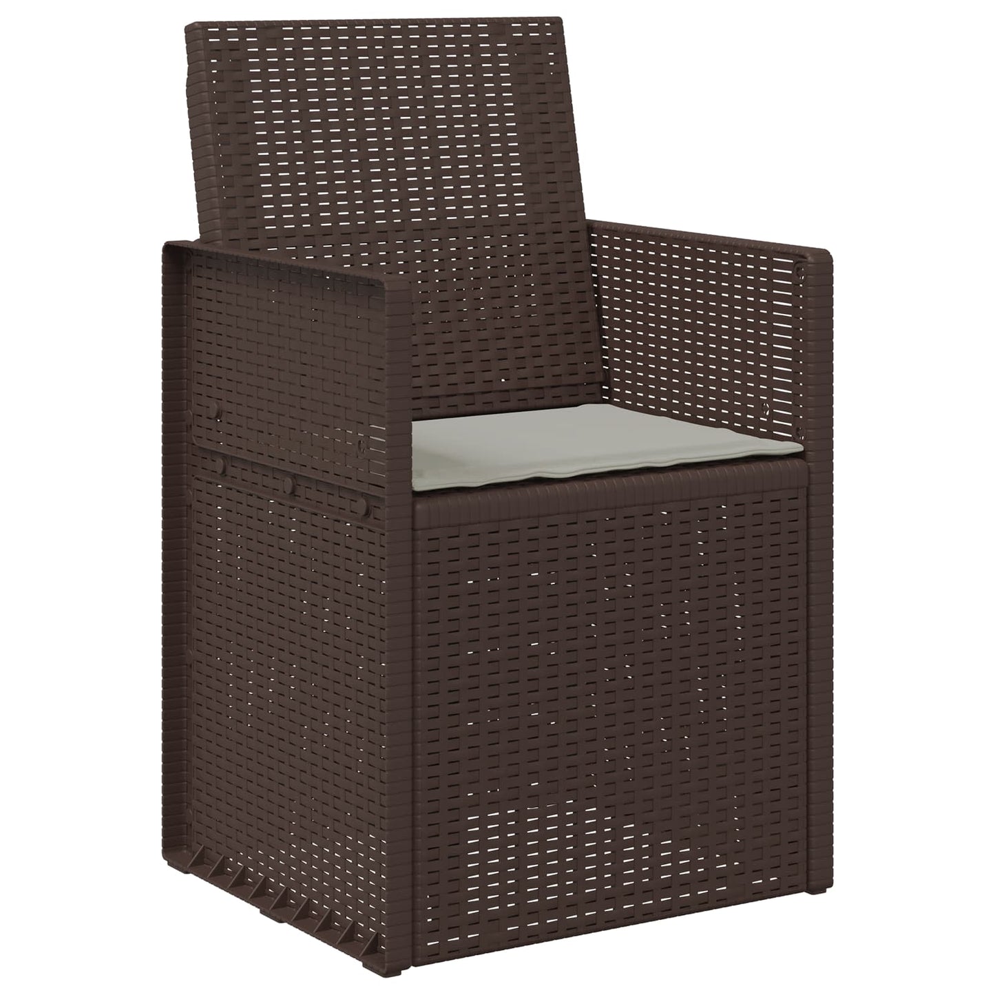 vidaXL Μαξιλάρια καθισμάτων 4 pcs Ανοιχτό γκρι 47 x 36 x 2 εκ.