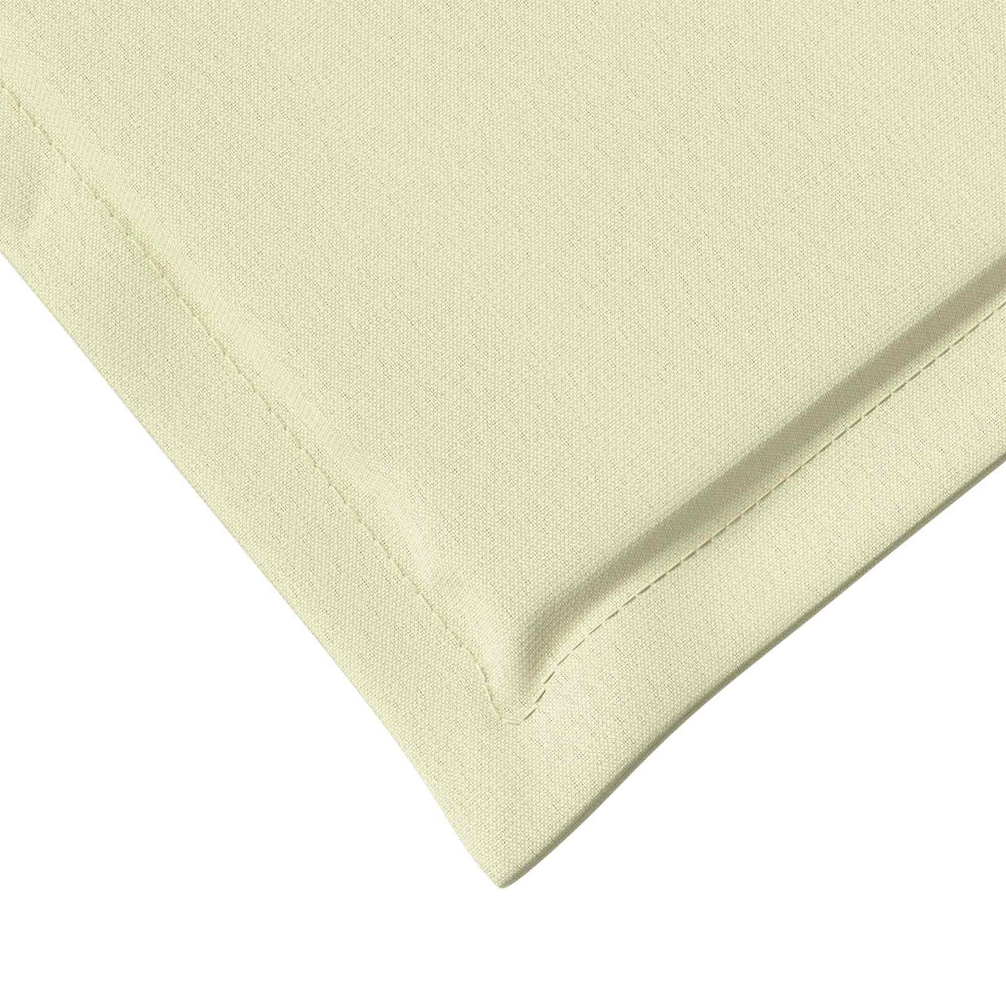 vidaXL Μαξιλάρια Καθίσματος και Πλάτης 2 pcs Κρεμ 47 x 45 x 2 εκ